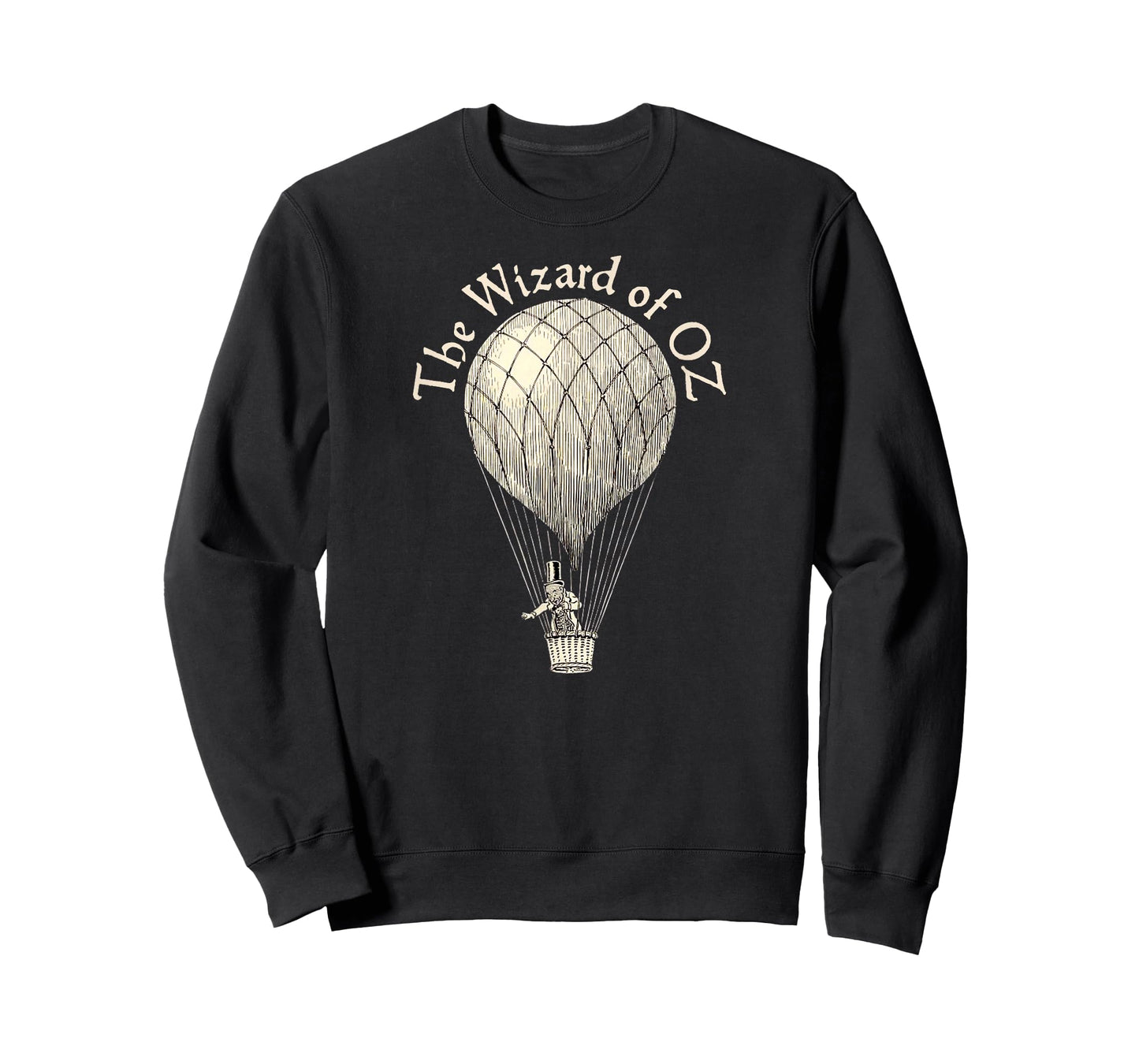 Vintage Wizard of OZ Wizard T-Shirt Art Retro Hot Air Balloon T-Shirt