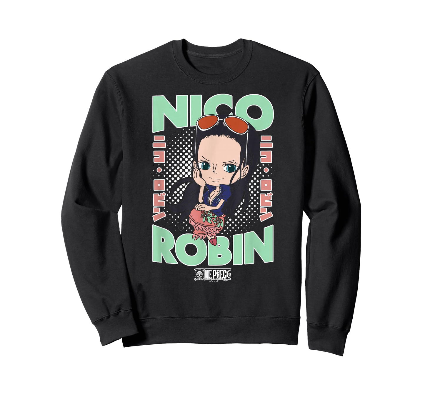 One Piece Anime Chibi Nico Robin Portrait T-Shirt