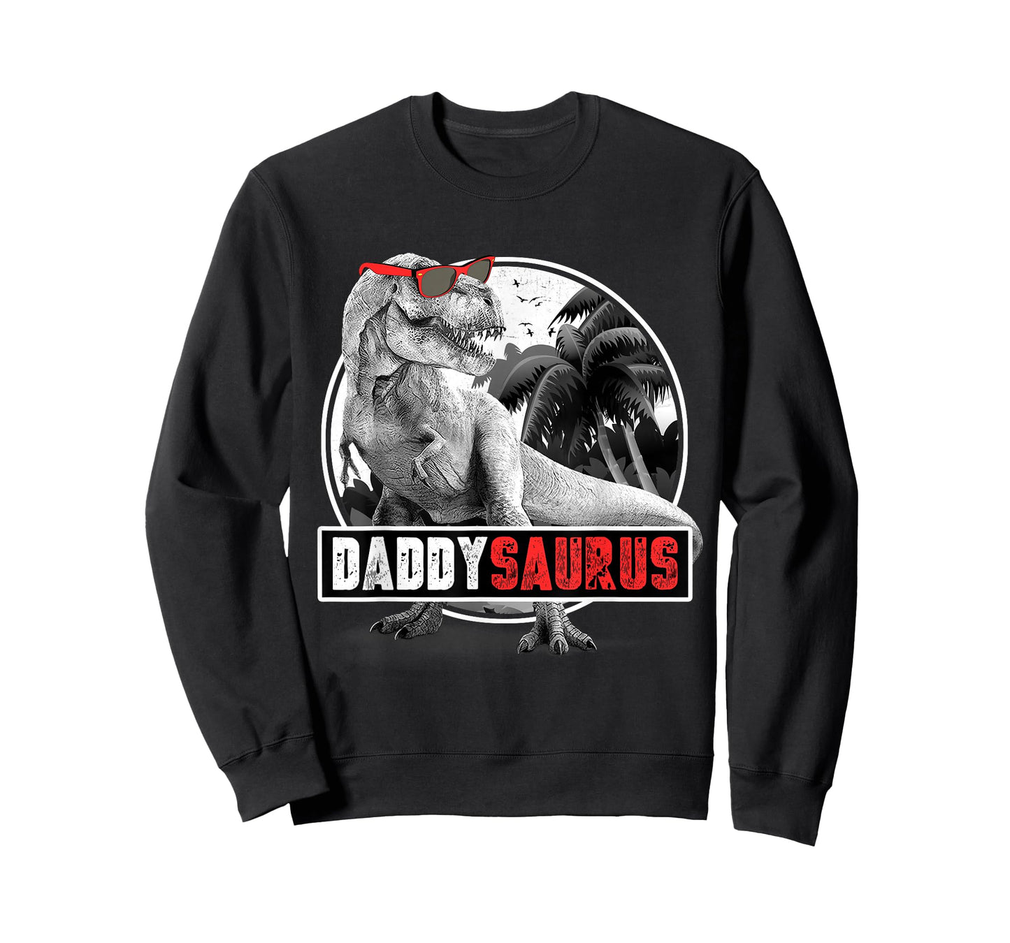 Daddysaurus T-Rex Dad Dinosaur Daddy Saurus Fathers Day T-Shirt