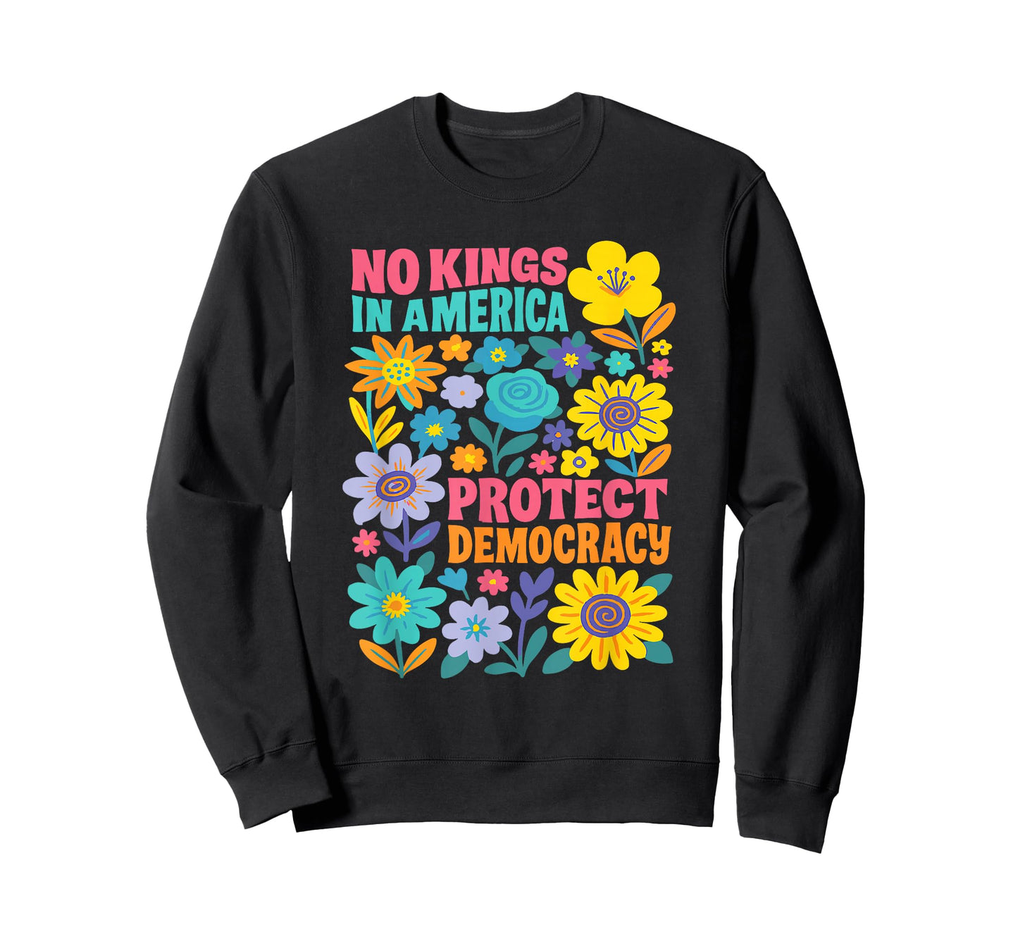 No Kings in America Protest Democraty No Kings Since 1776 T-Shirt