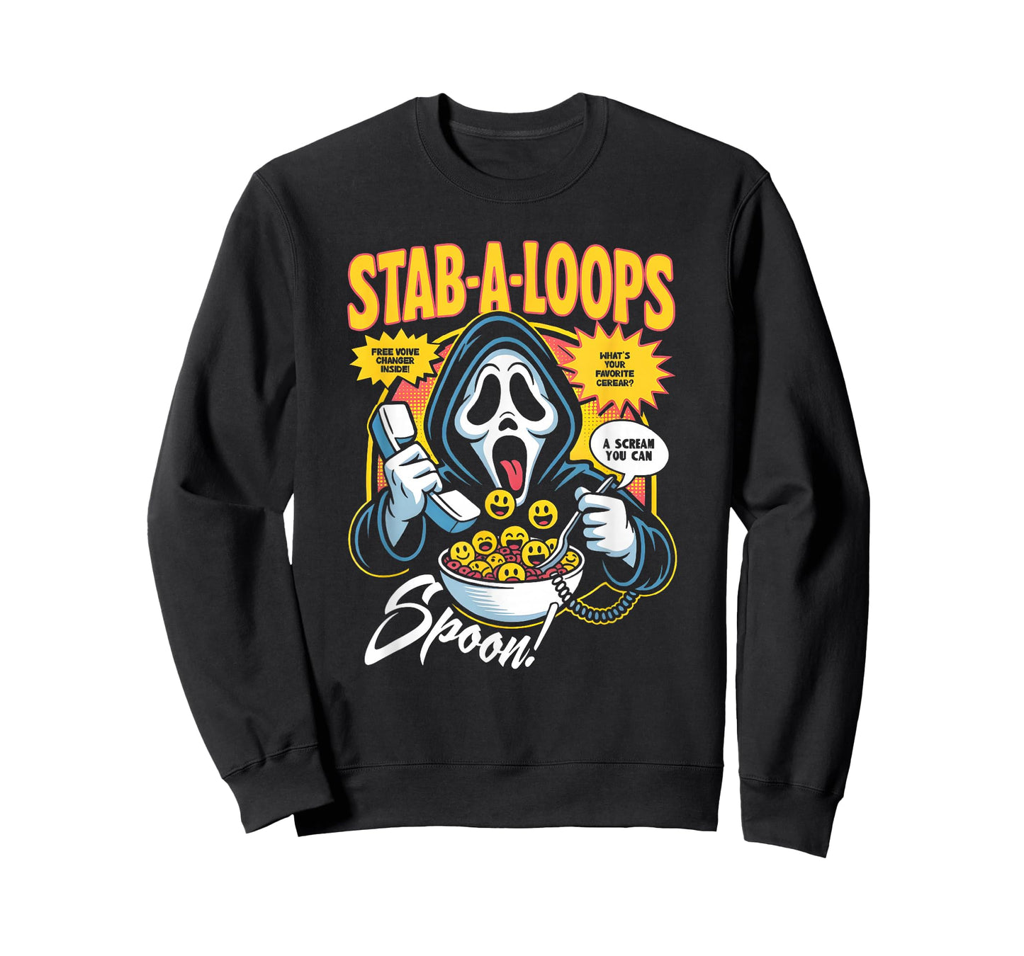 Stab-A-Loops Horror Cereal Box Halloween T-Shirt