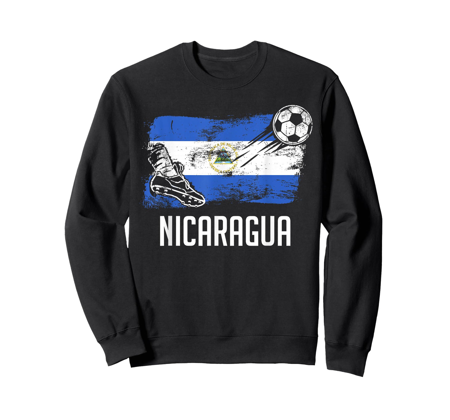 Nicaragua Flag Jersey Nicaraguan Soccer Team Nicaraguan T-Shirt