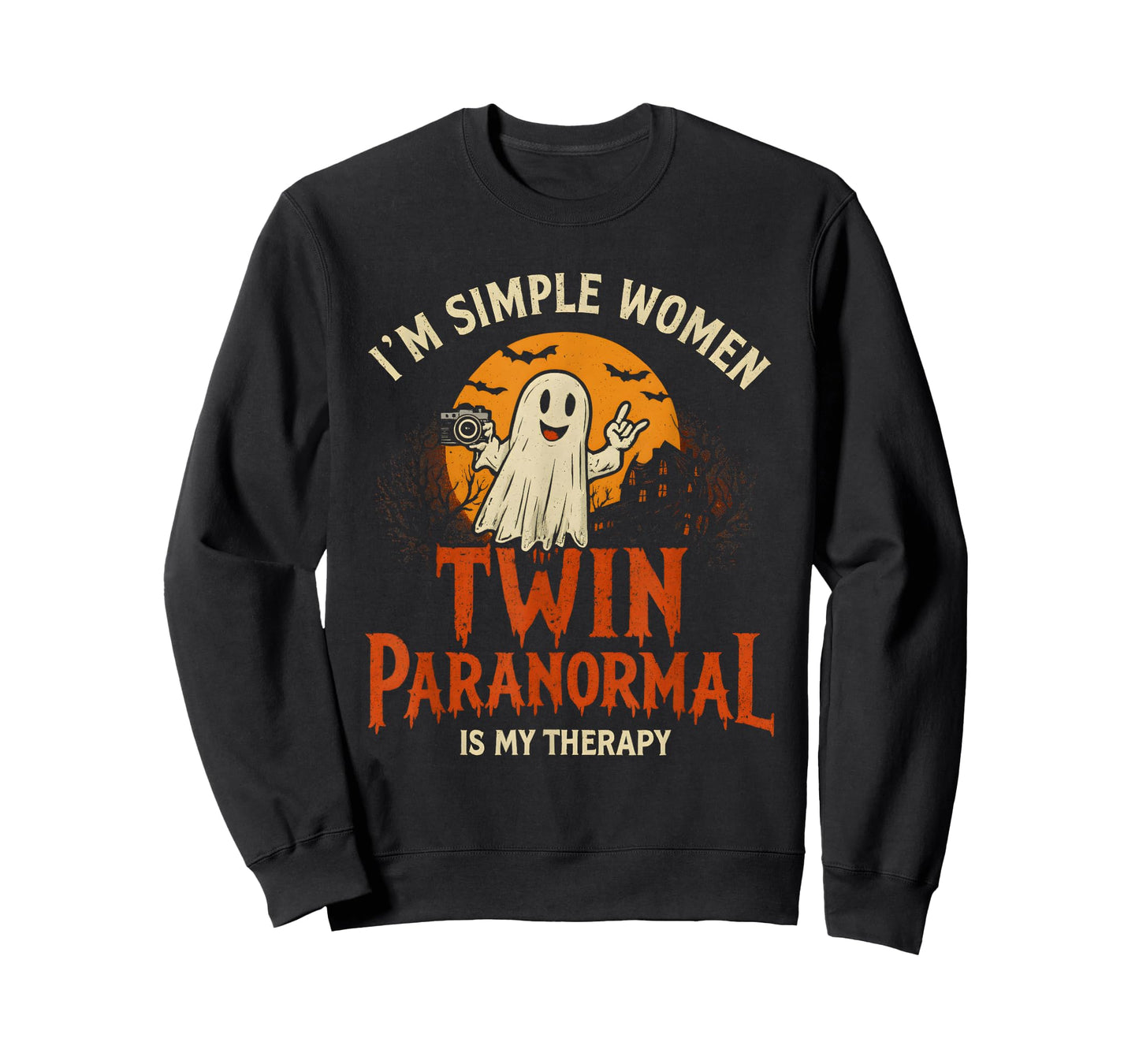 I'm a Simple Woman Twin Paranormal is My Therapy Gosh T-Shirt