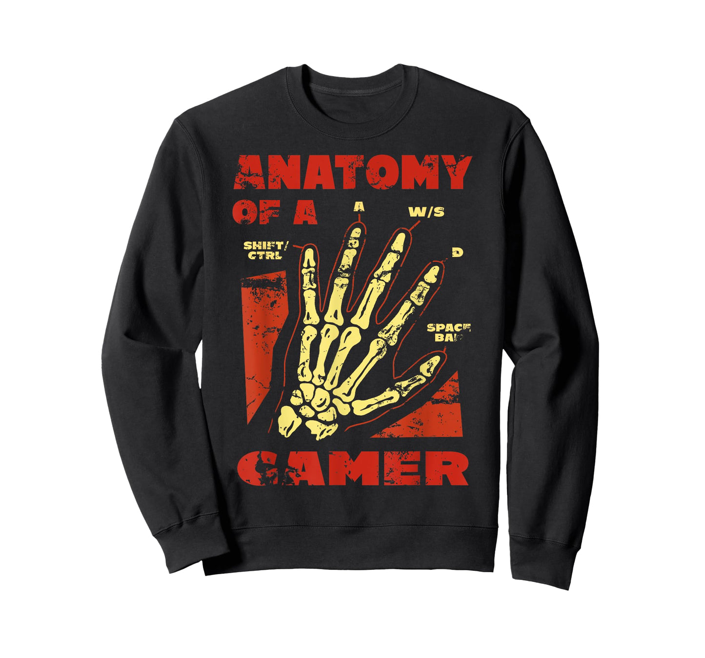 Anatomy of a Gamer Video Game Player Gamer T-Shirt