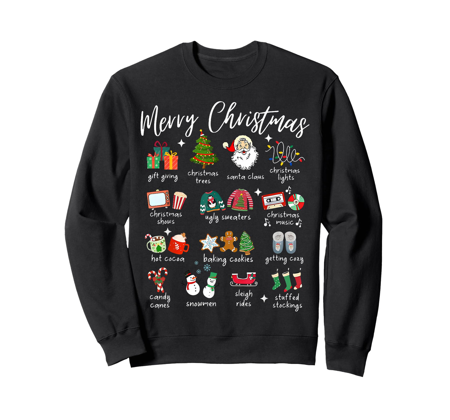 Santa Gingerbread Candy Canes Christmas Xmas Family Holiday T-Shirt
