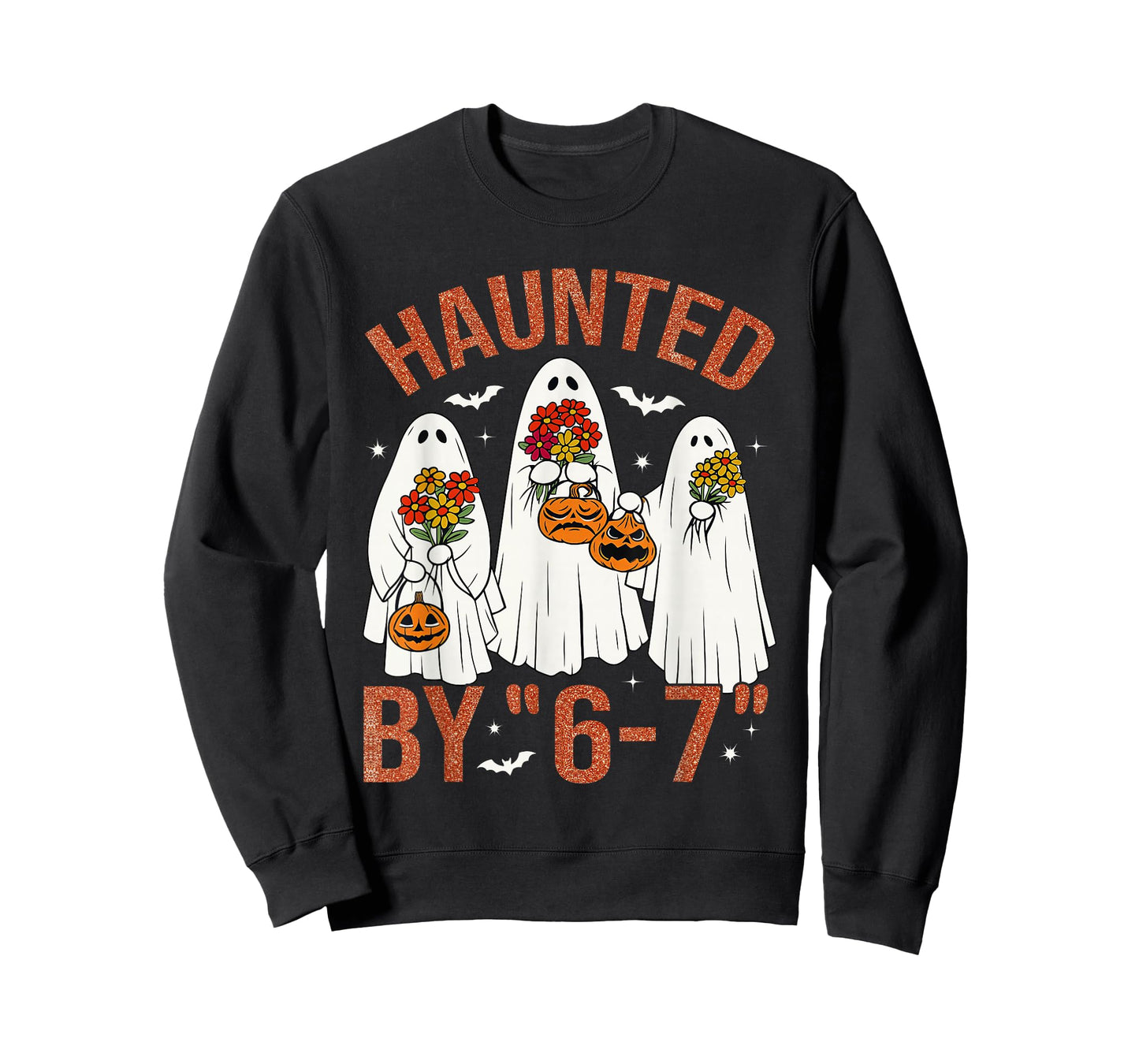 67 Meme Cute Boo Halloween Costume Haunted by 6 7 Six Seven T-Shirt