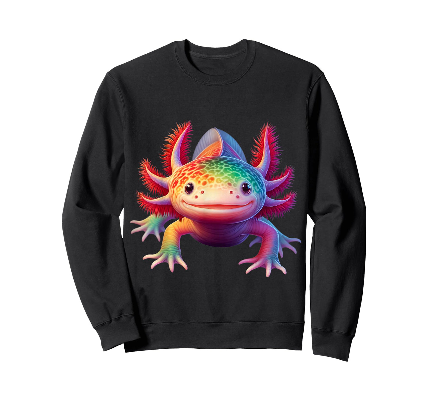 Axolotl Rainbow Beautiful Colorful Axolotl T-Shirt