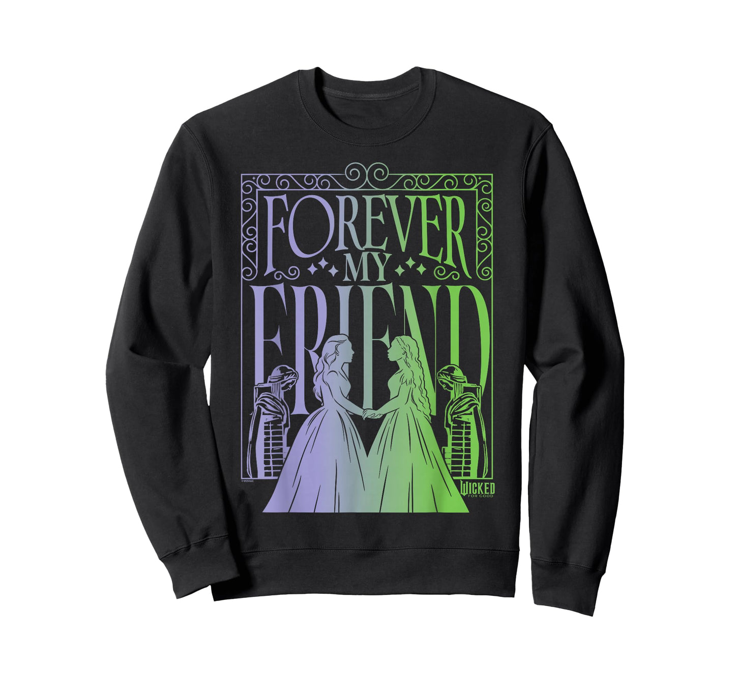 Wicked: for Good Forever My Friend Silhouettes T-Shirt