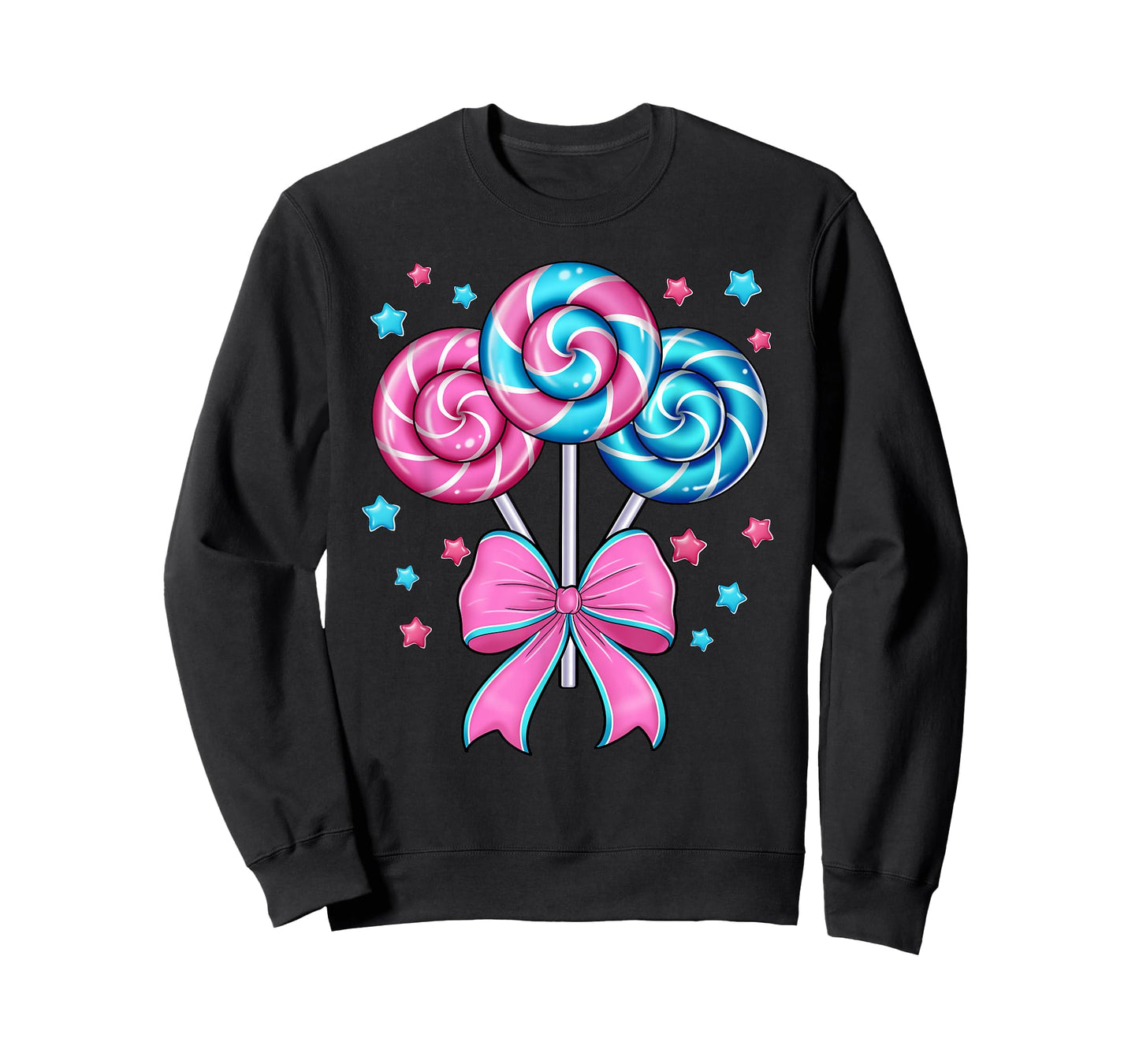 Cute Lollipop Candy Design for Women Girl Toddler Kids T-Shirt