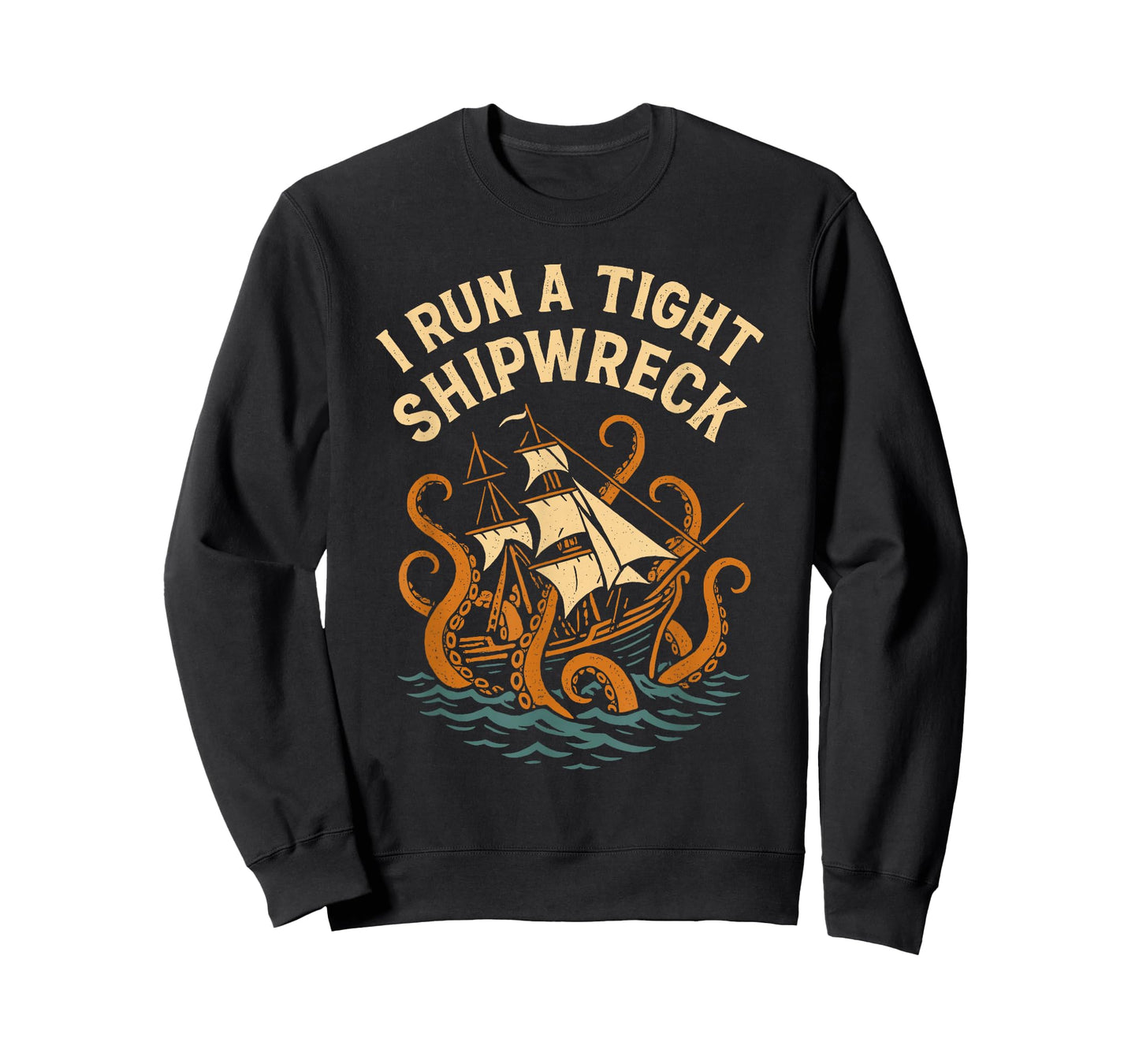 I Run a Tight Shipwreck Vintage Nautical T-Shirt