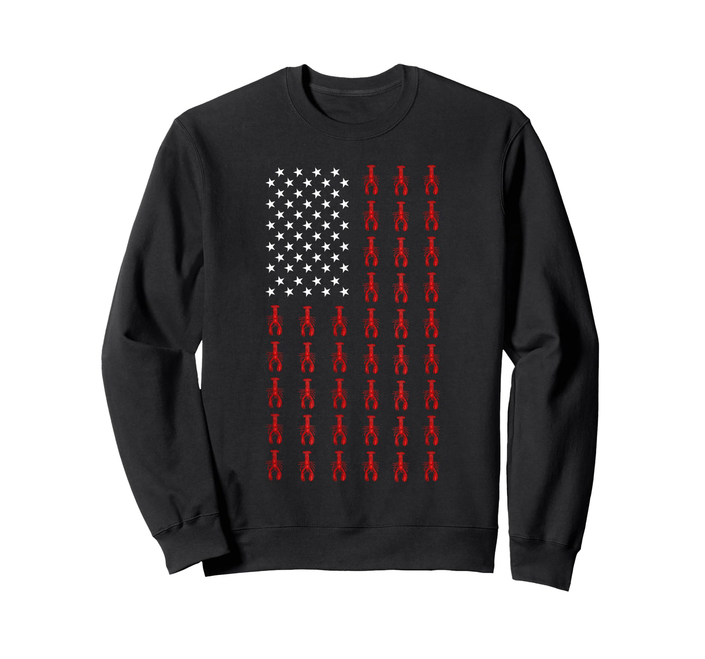 American Flag Lobster Food USA Patriotism Patriot Veteran T-Shirt