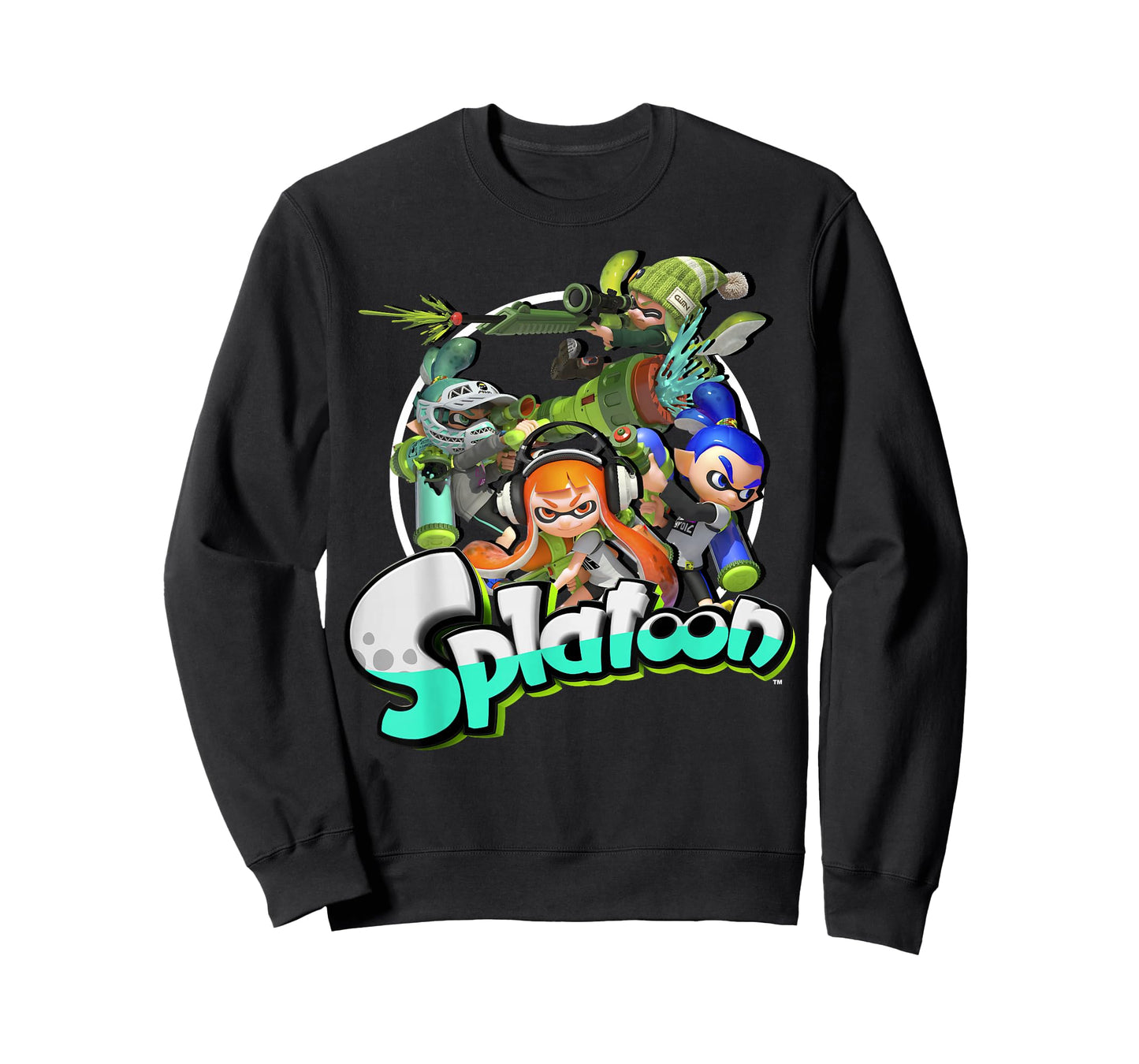 Nintendo Splatoon Inkling Squid Kids Logo Graphic T-Shirt T-Shirt