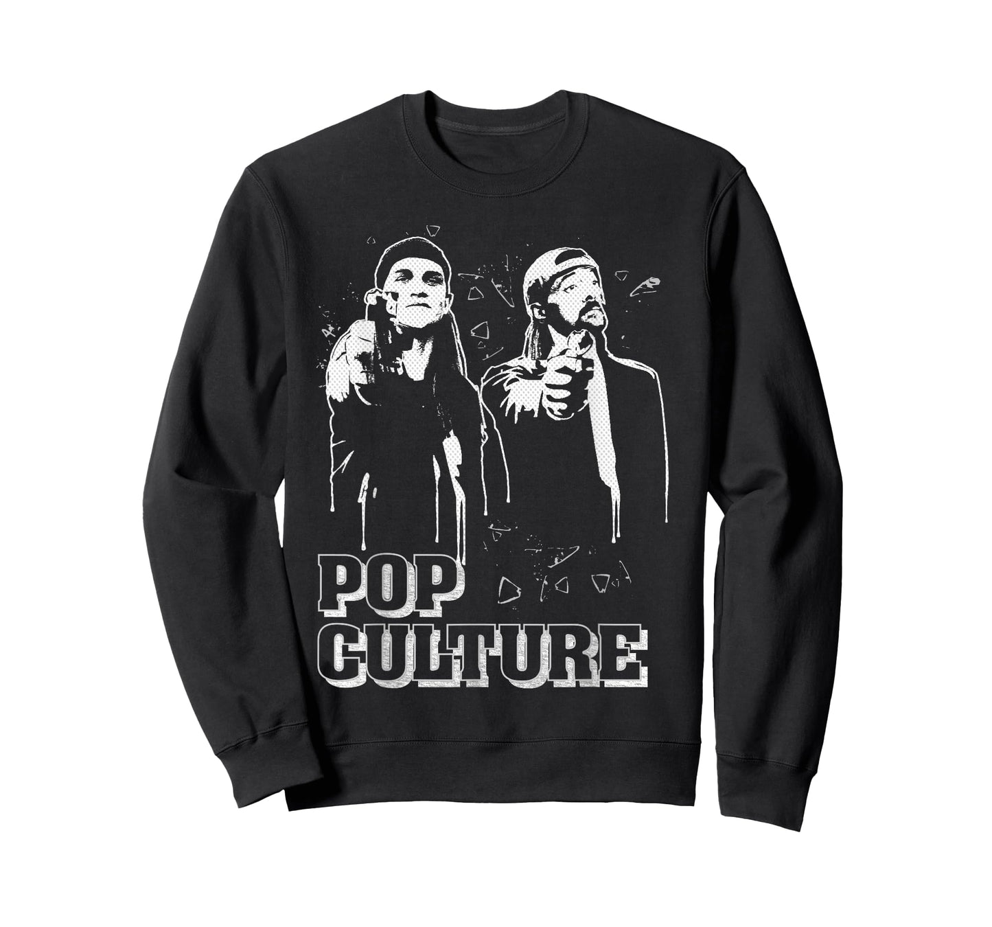 Jay & Silent Bob Remix Pop Culture Fiction Graff Classic T-Shirt