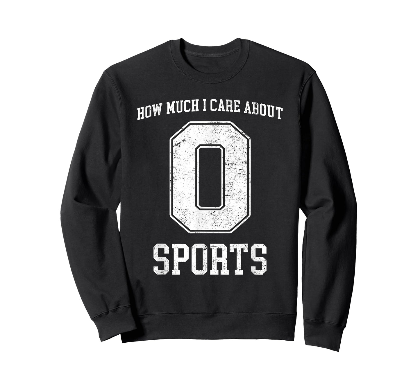 How much I Care About Sports - Zero - Funny Sports T-Shirt