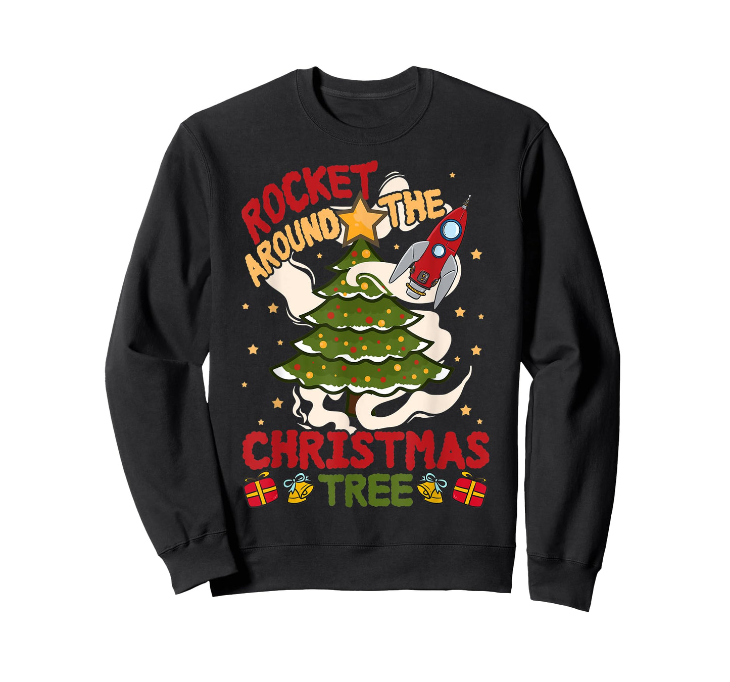 Rocket around the Christmas Tree - Cute Xmas Sweater T-Shirt