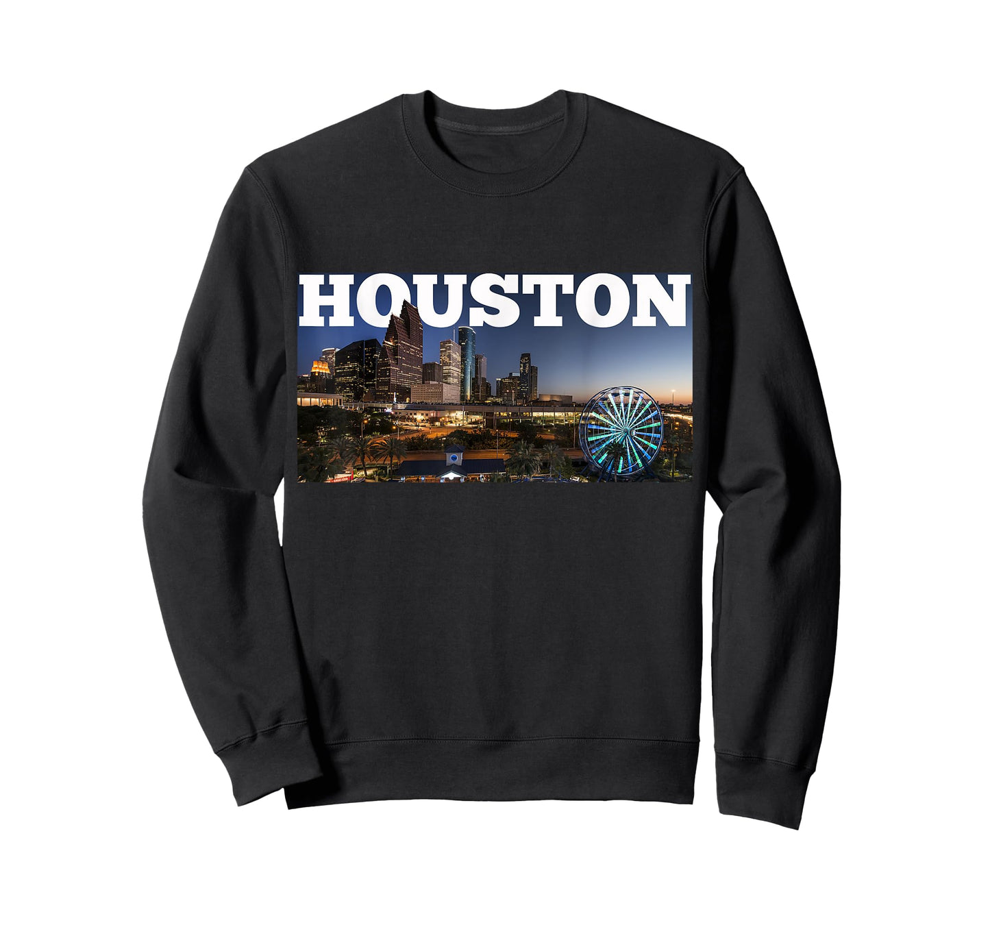 Houston City Skyline - Downtown Cityscape Photo Souvenir T-Shirt