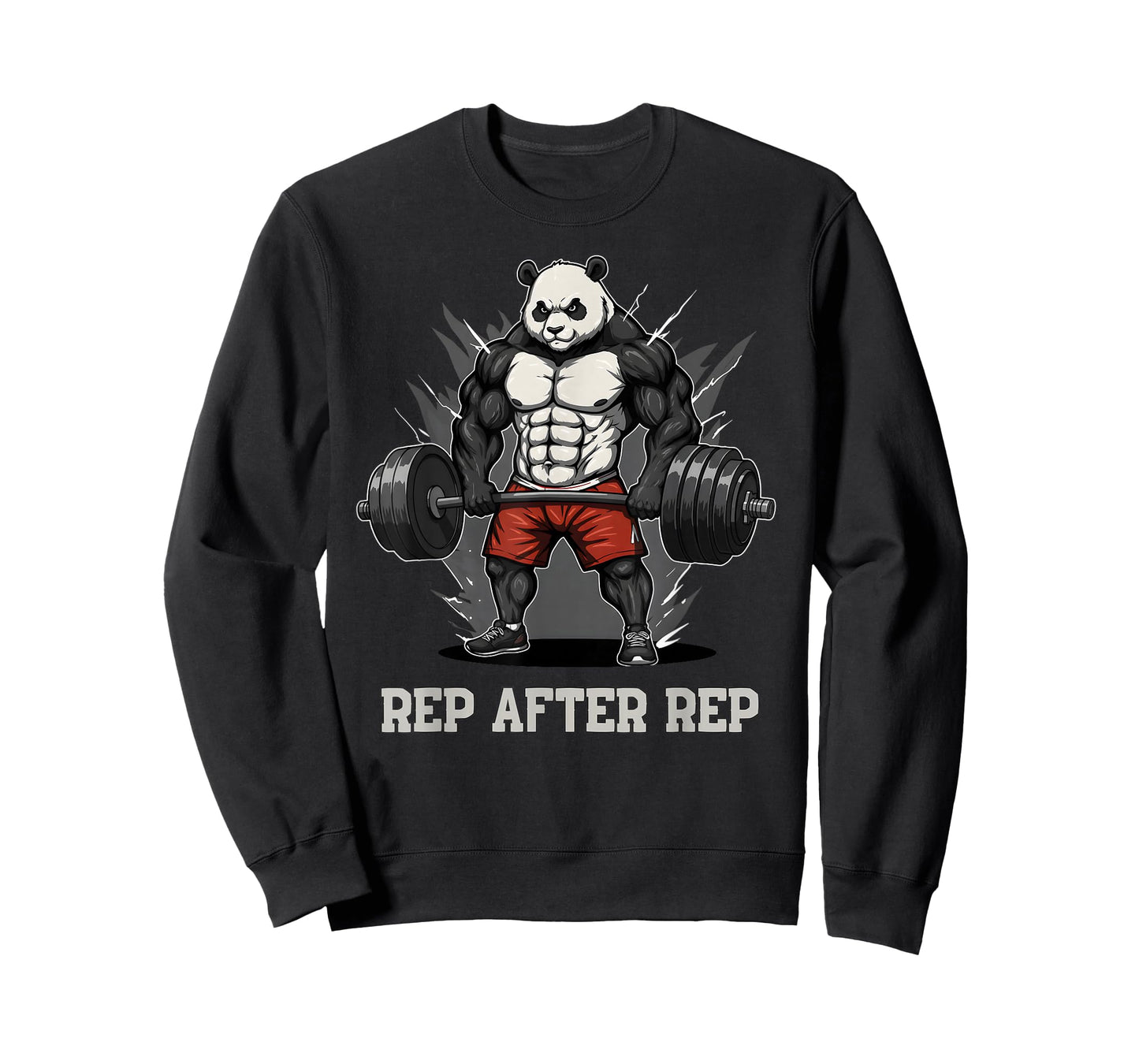 Anime Panda Pump Covers Gym Men Women Workout T-Shirt