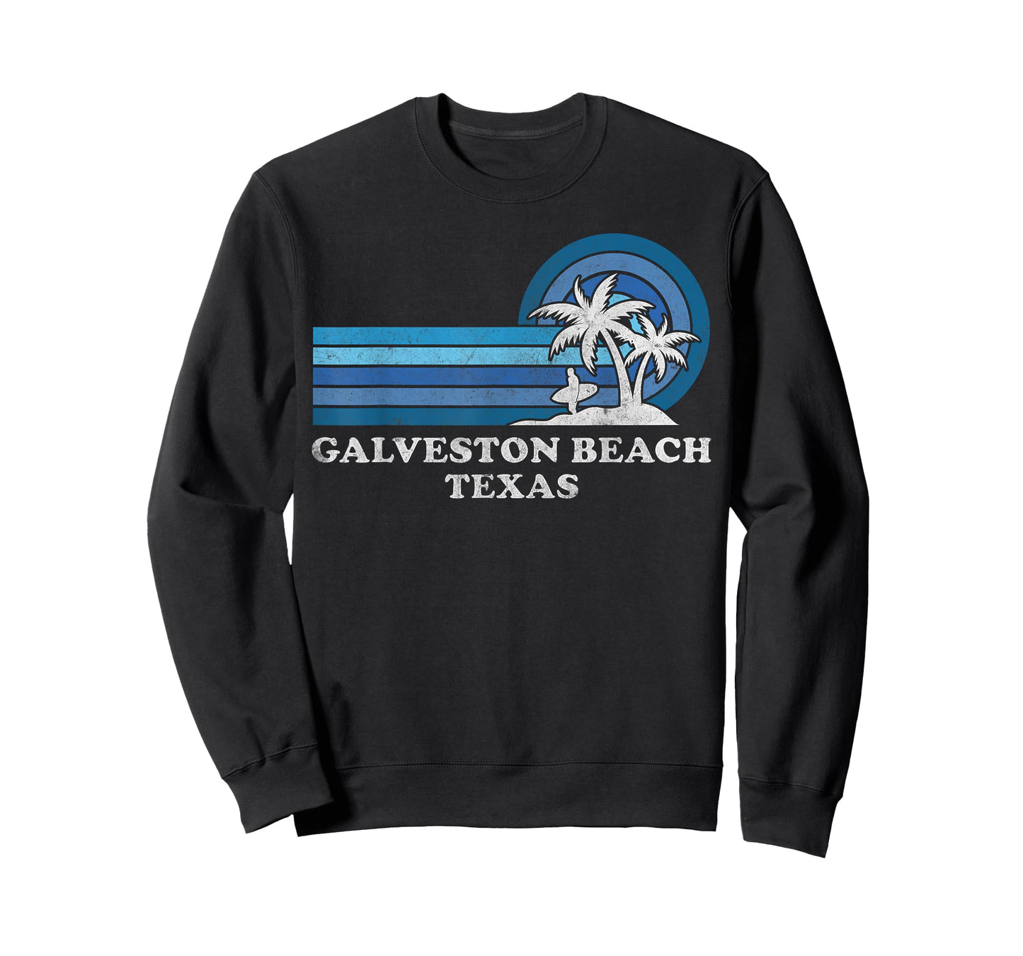 Galveston Beach Texas Family Summer Vacation Vintage T-Shirt