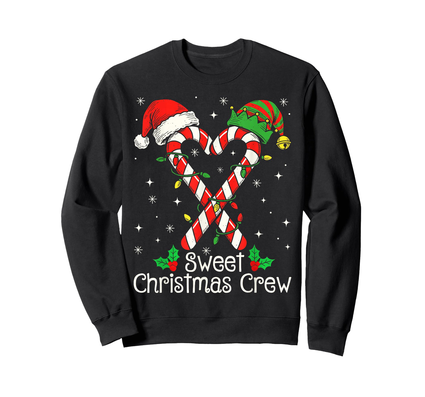 Family Christmas Pajama Candy Cane Christmas Kids Women Me T-Shirt