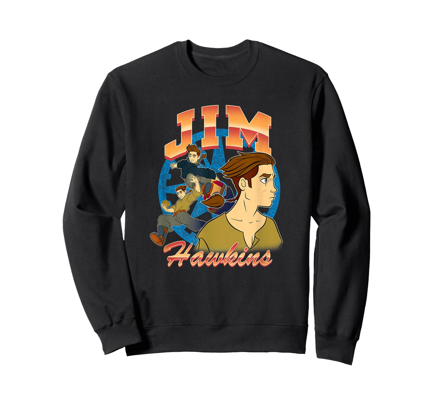 Disney Treasure Planet Jim Hawkins Retro Action Shots T-Shirt