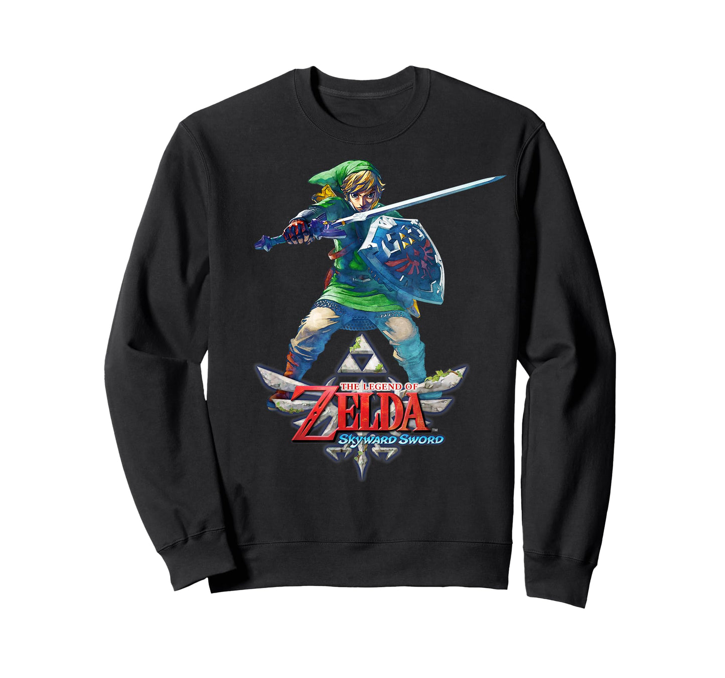 Nintendo Zelda Skyward Sword Link Ready For Battle T-Shirt T-Shirt