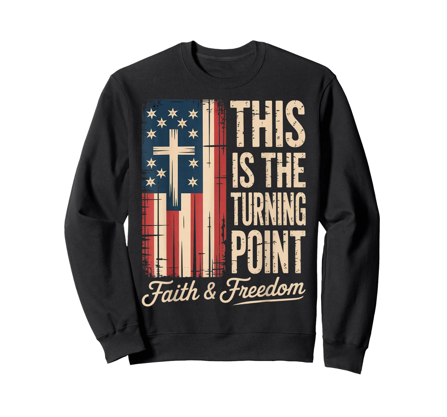 This is The Turning Point Patriotic Faith USA T-Shirt