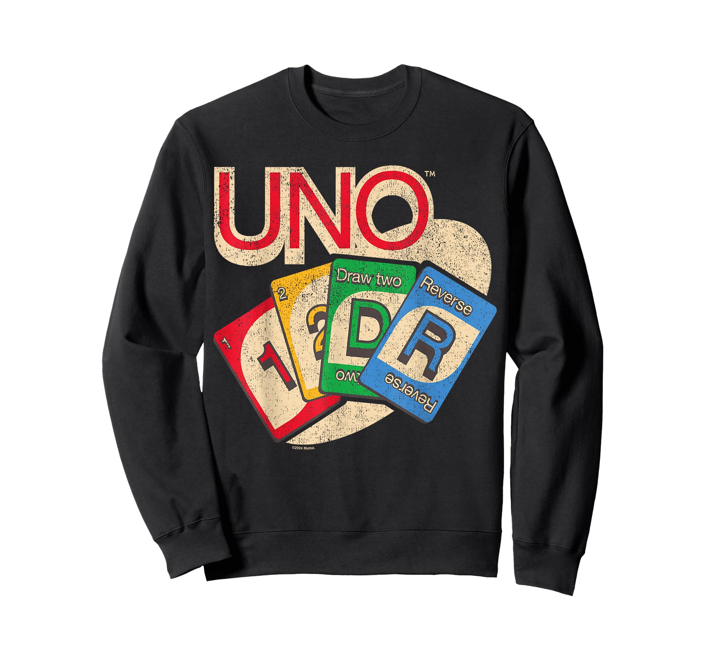 UNO Card Spread with Logo T-Shirt