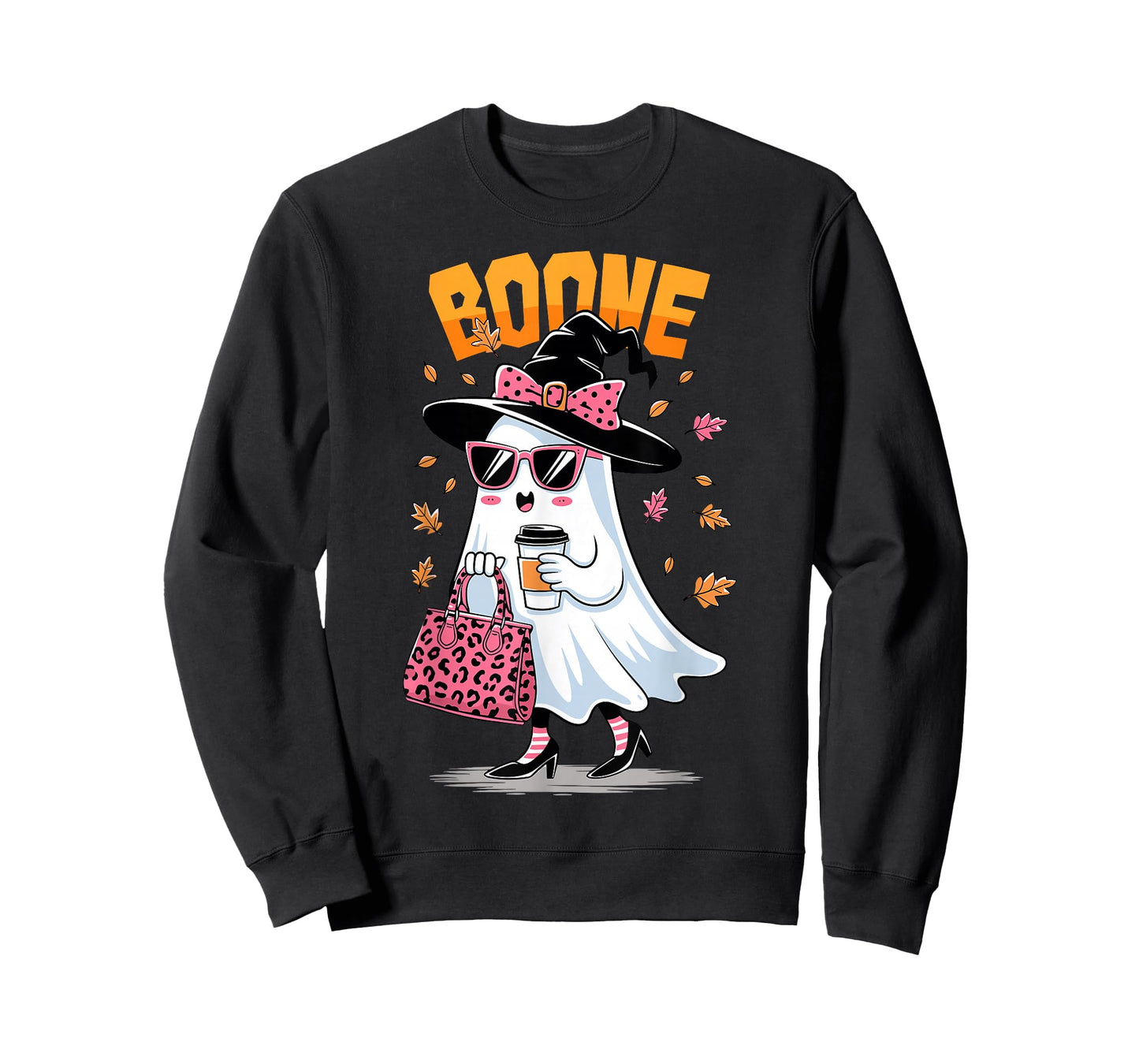 Retro Boo Boone Girls First Name Funny Halloween Ghost 2025 T-Shirt