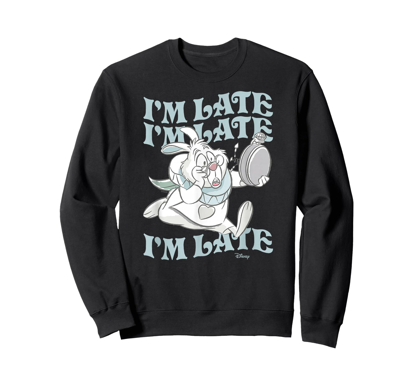 Alice in Wonderland - I'm Late White Rabbit T-Shirt