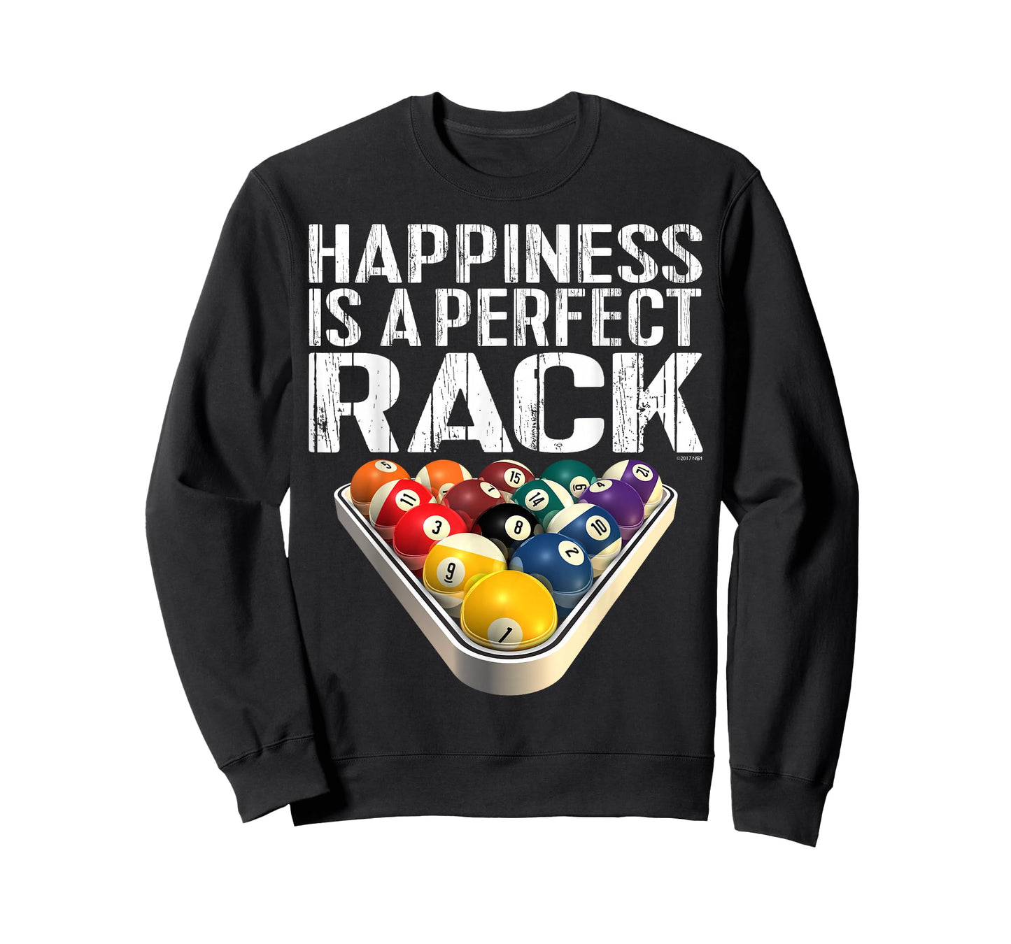 Funny Pool TShirt: Perfect Rack Billiards Tee T-Shirt