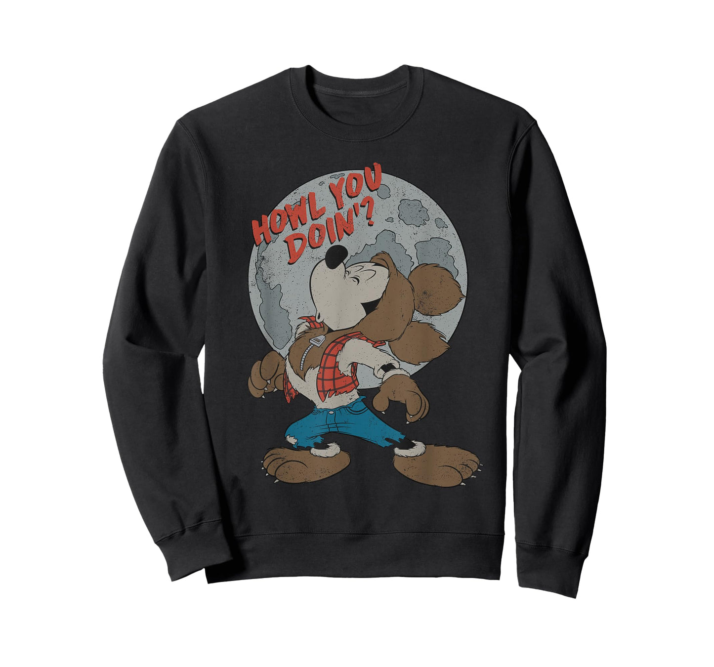 Disney Mickey Mouse Werewolf Howl You Doin' T-Shirt