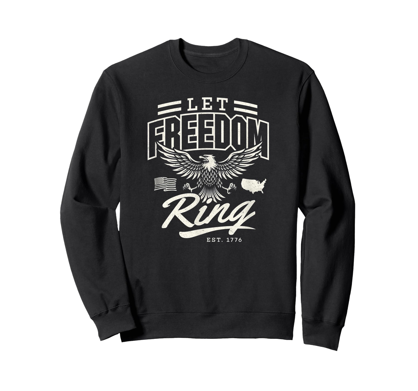 4th of July Patriotic Let Freedom Ring Women Men T-Shirt