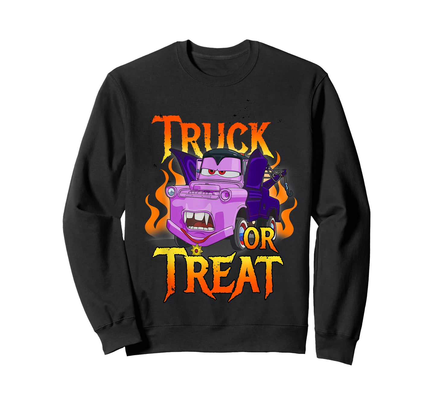 Disney Pixar Cars Halloween Vampire Truck Or Treat T-Shirt