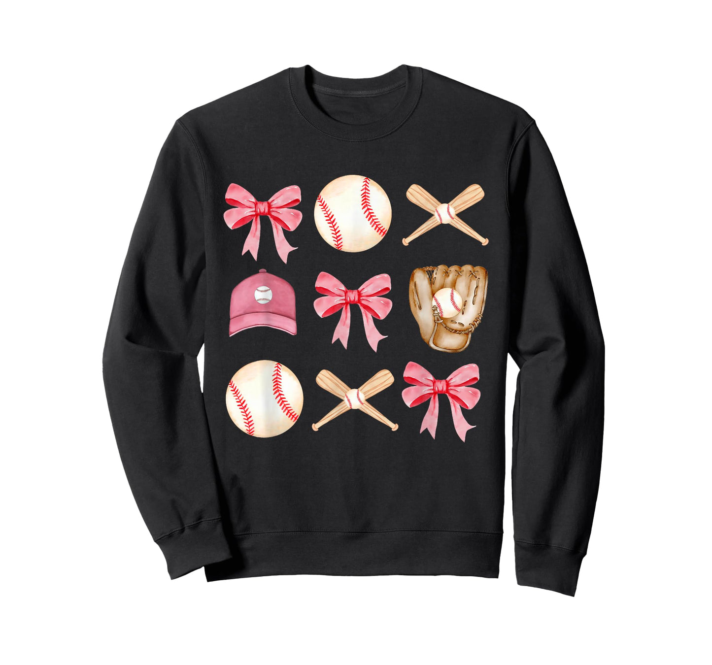 Baseball Mom Coquette Mothers Day Women Girls Baseball Mama T-Shirt