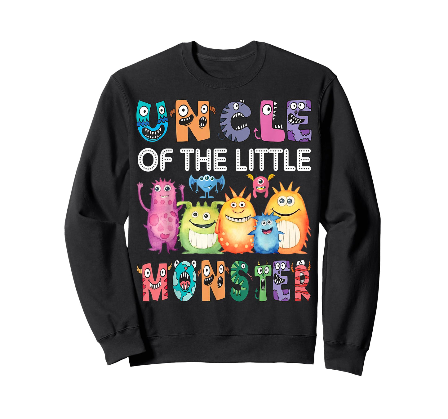 Uncle Of The Little Monster Kids 1St Birthday Party T-Shirt