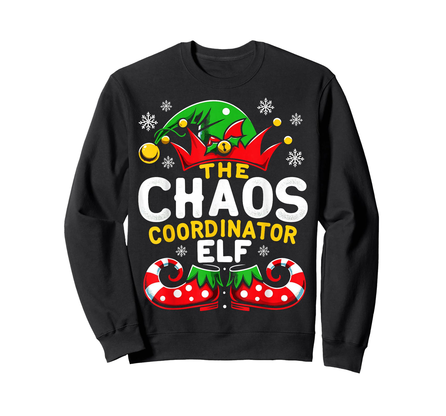 Christmas Chaos Coordinator Elf Xmas Family T-Shirt