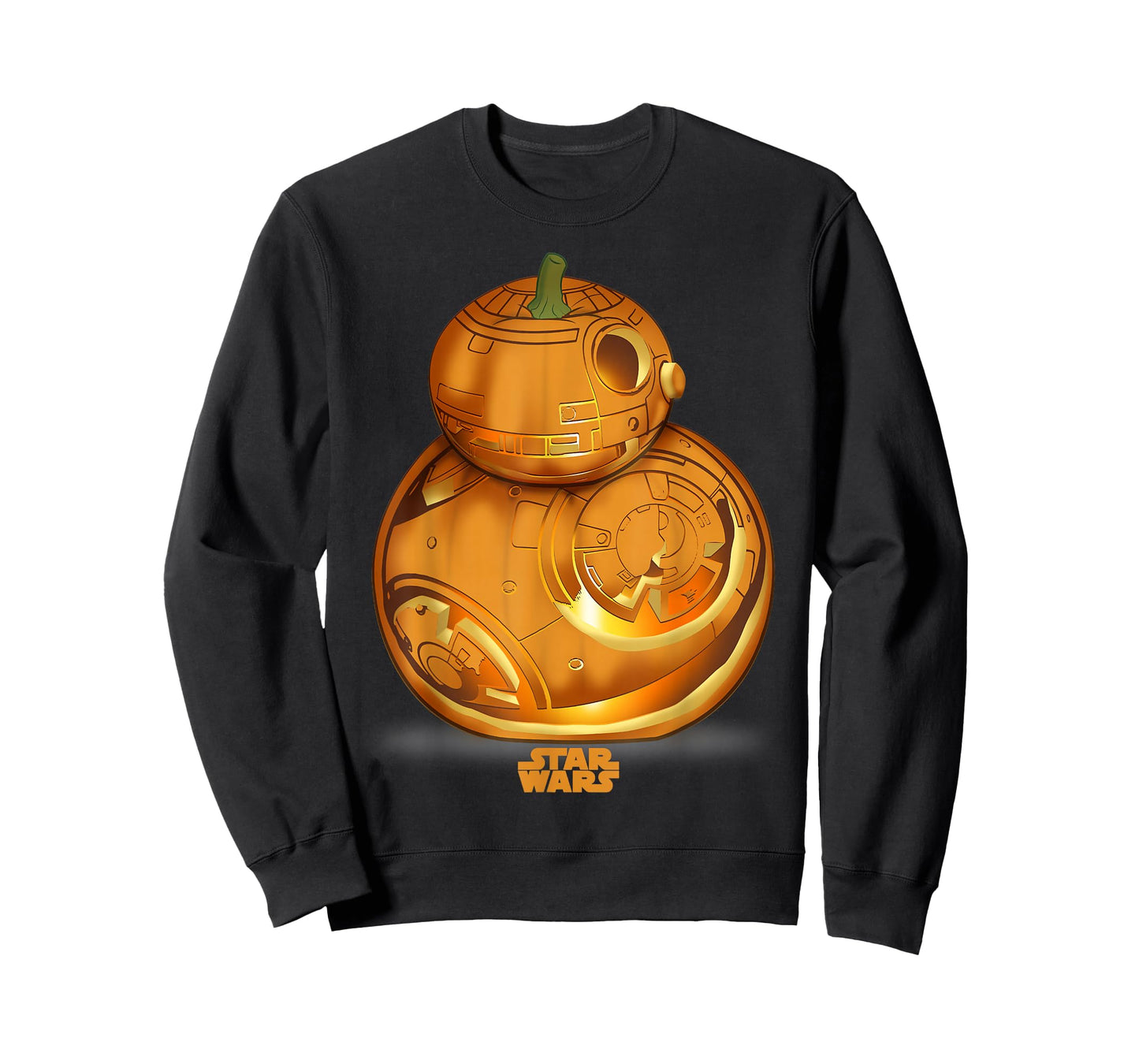 Star Wars The Force Awakens BB-8 Carved Pumpkin Halloween T-Shirt