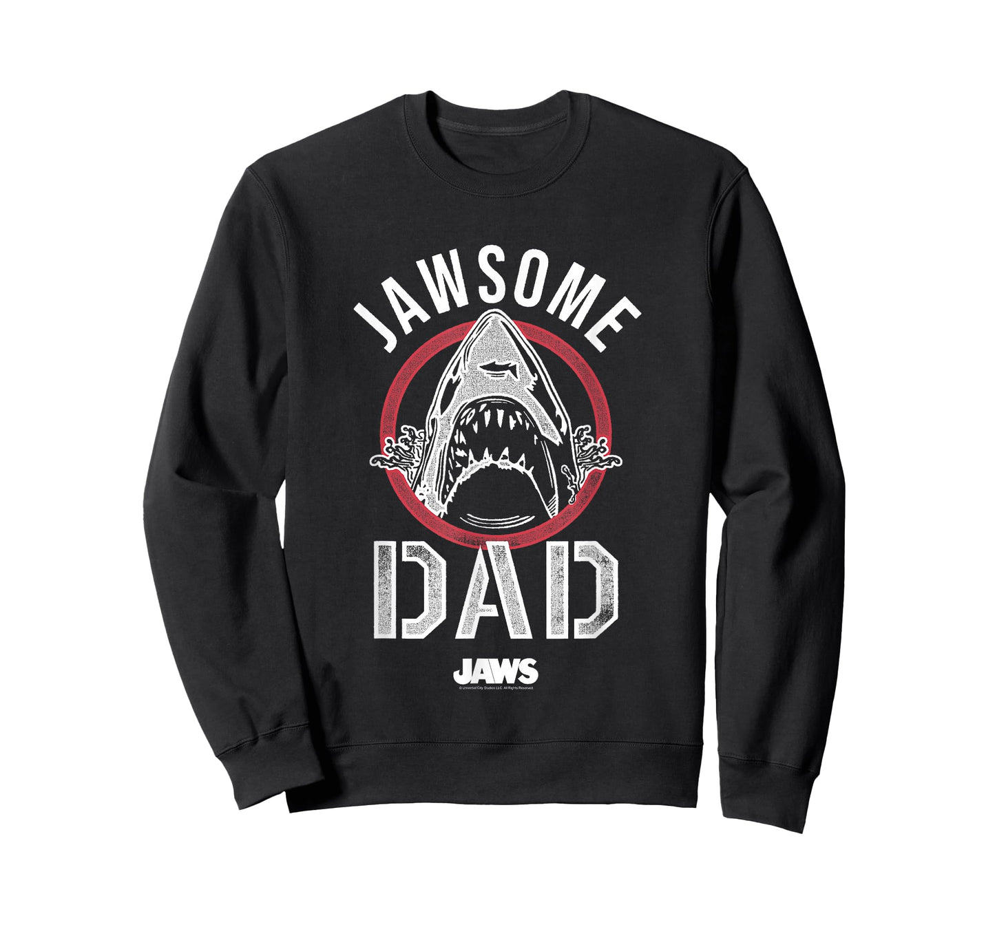 Jaws Father's Day Jawsome Dad Vintage Logo T-Shirt