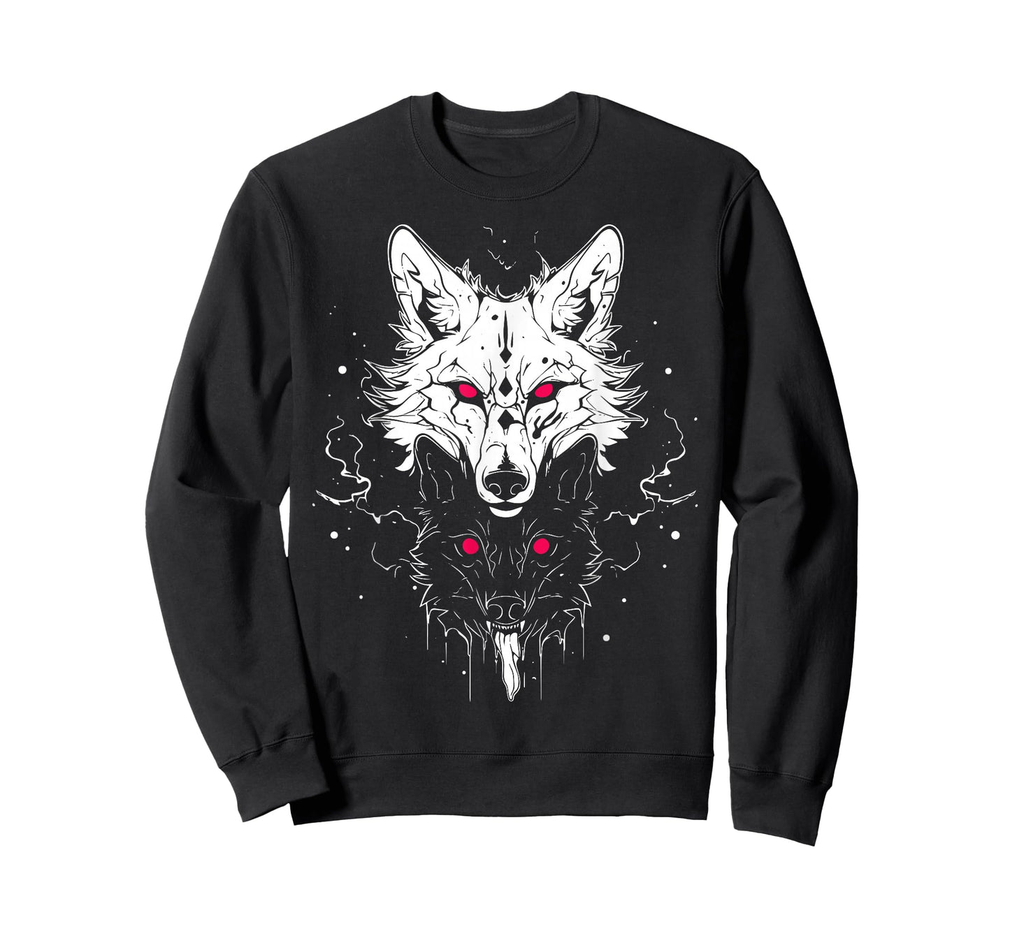 Occult Horror Witchy Gothic Furry Wolves | Wolf Fursona T-Shirt