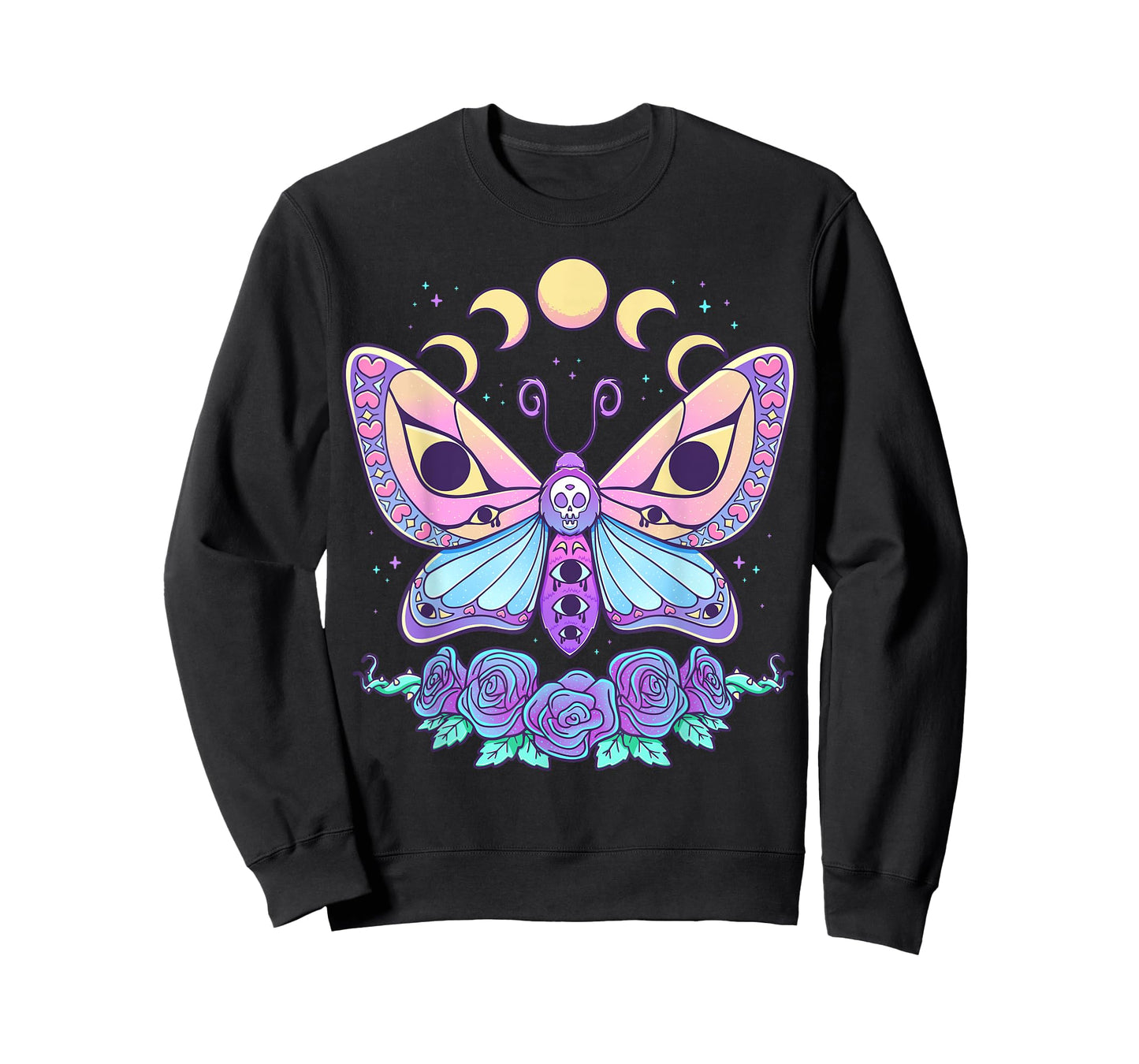 Pastel Goth Creepy Butterfly Moth Kawaii Emo Cute Nu Goth T-Shirt