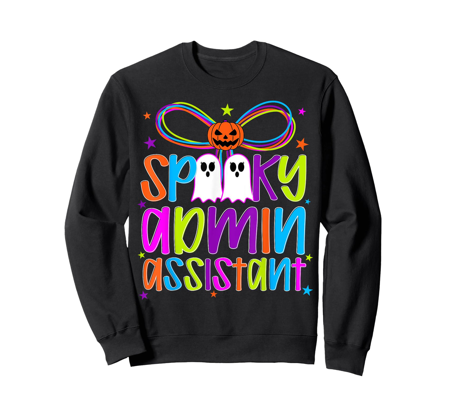Spooky Admin Assistant Halloween Admin Assistant Preppy T-Shirt