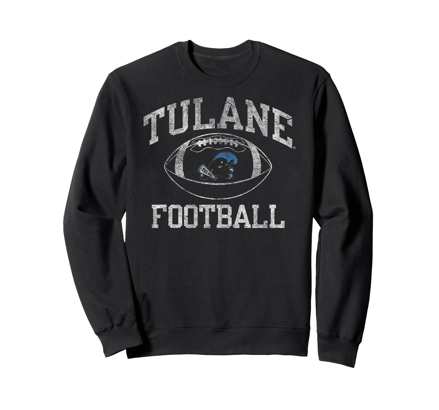 Tulane Green Wave Football Intensity Vintage Dark Green T-Shirt