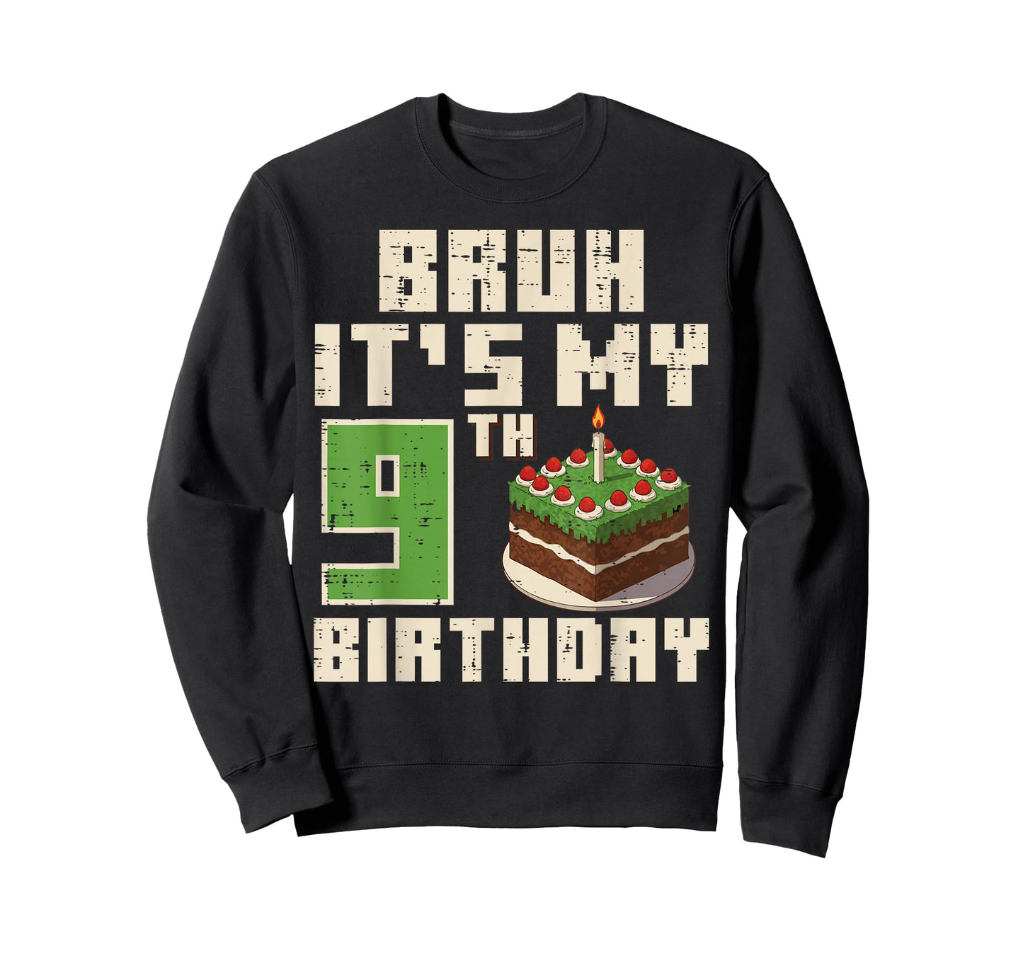 9th Birthday Pixel Gaming 9 Year Old Gamer Bday Boys Kids T-Shirt
