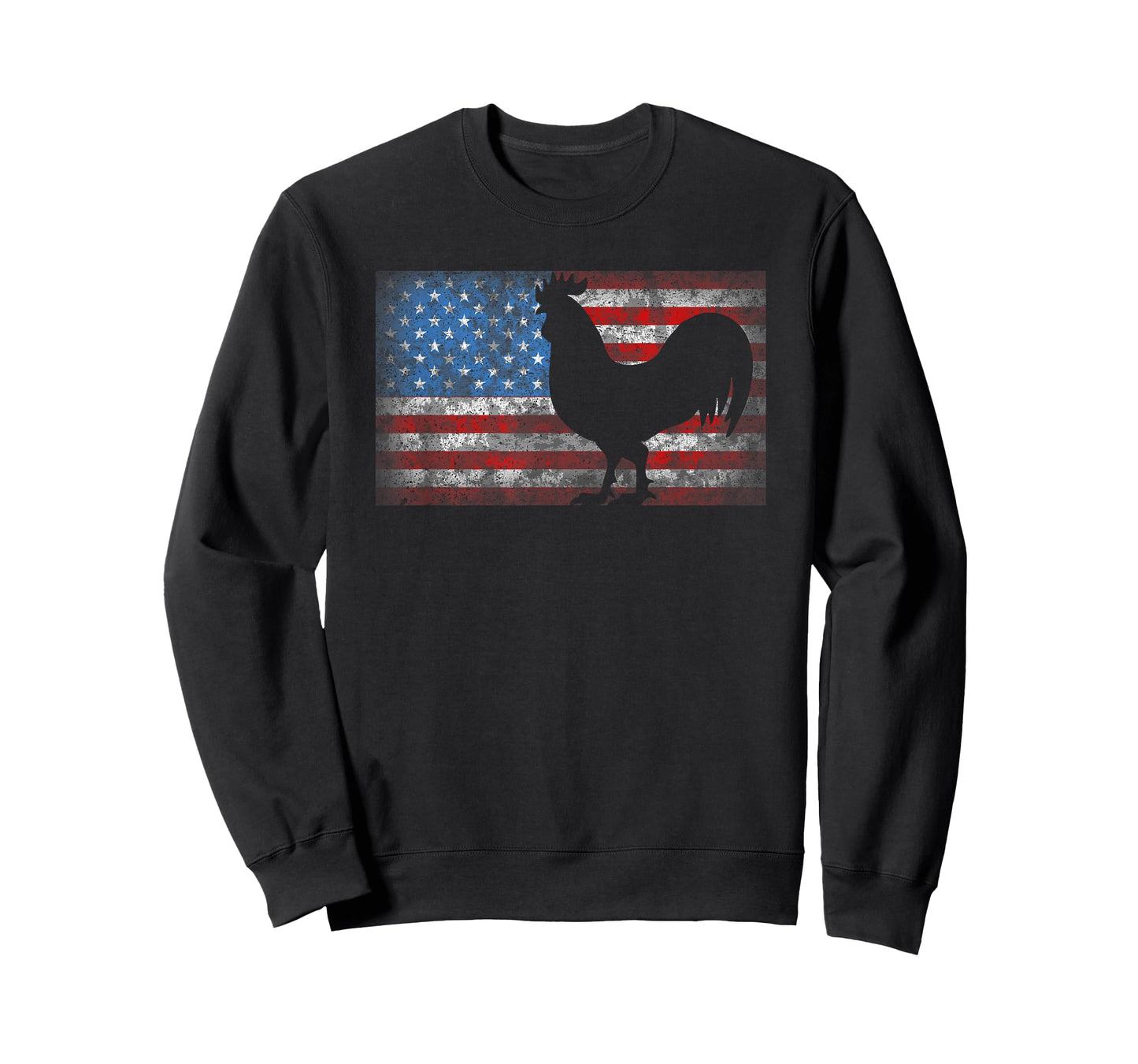 American Flag Rooster Chicken 4th of July Animal Gift T-Shirt