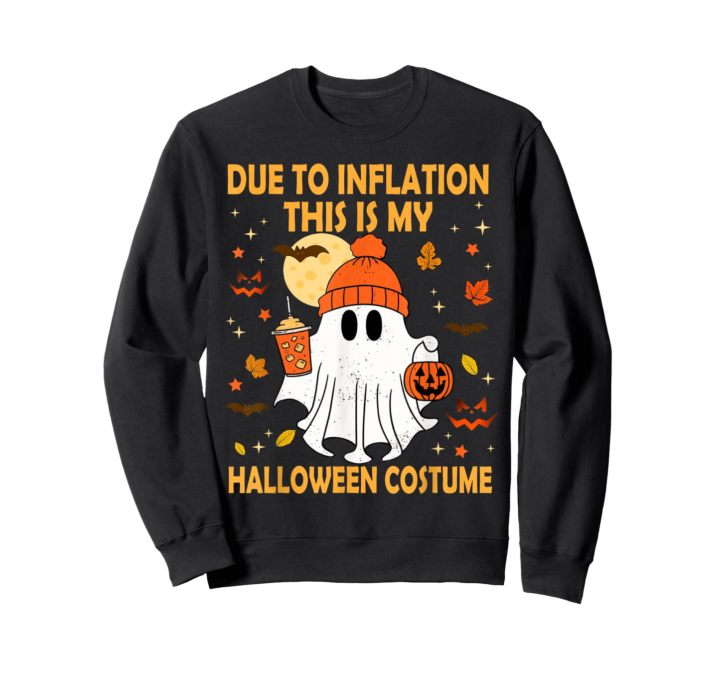 Ghost Halloween Costume Men Women Boo Halloween 2025 T-Shirt