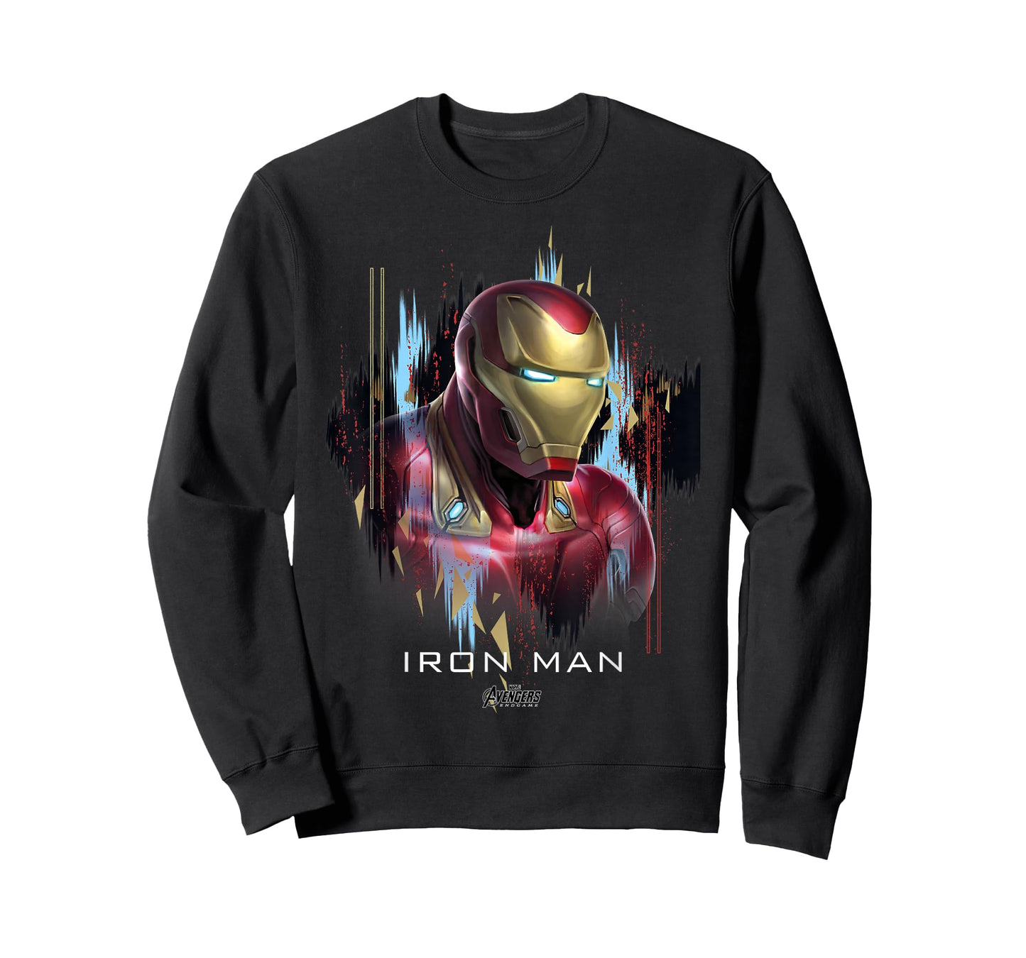 Marvel Avengers Endgame Iron Man Splatter Graphic T-Shirt T-Shirt