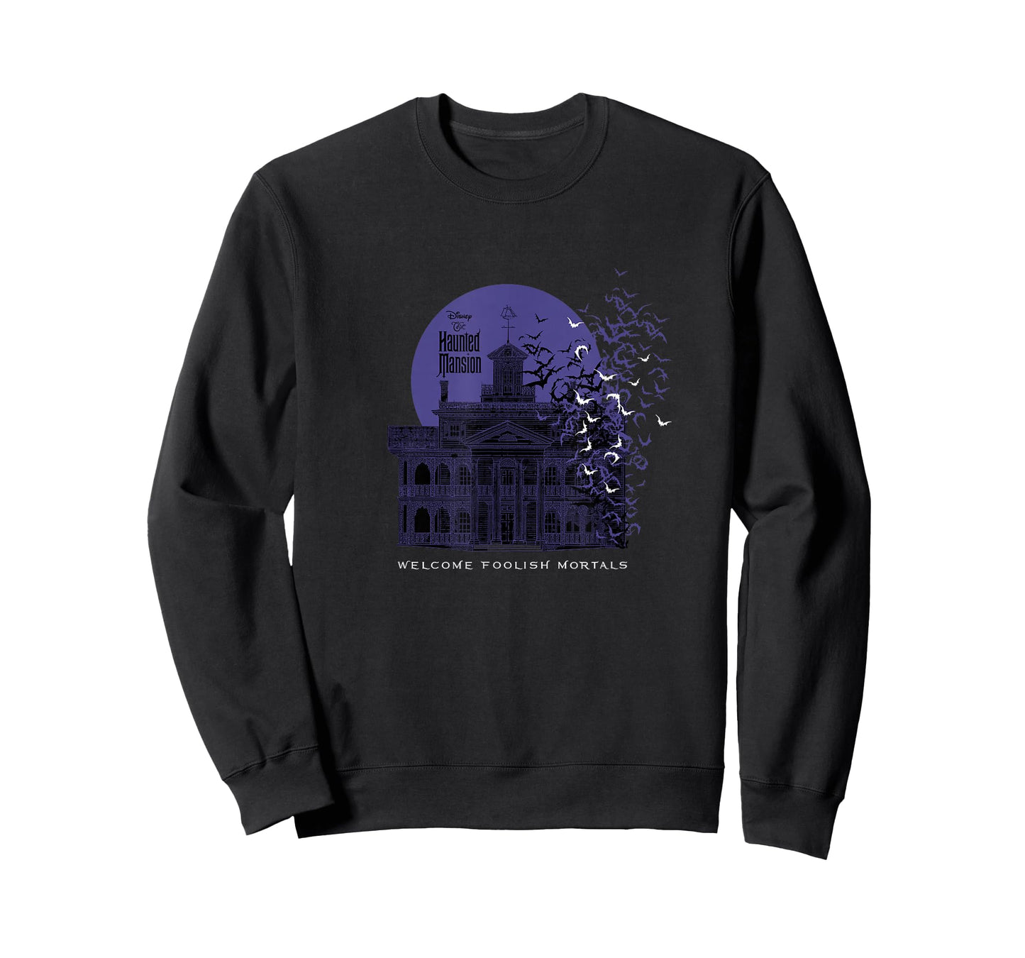 The Haunted Mansion Welcome Foolish Mortals Bats Poster T-Shirt