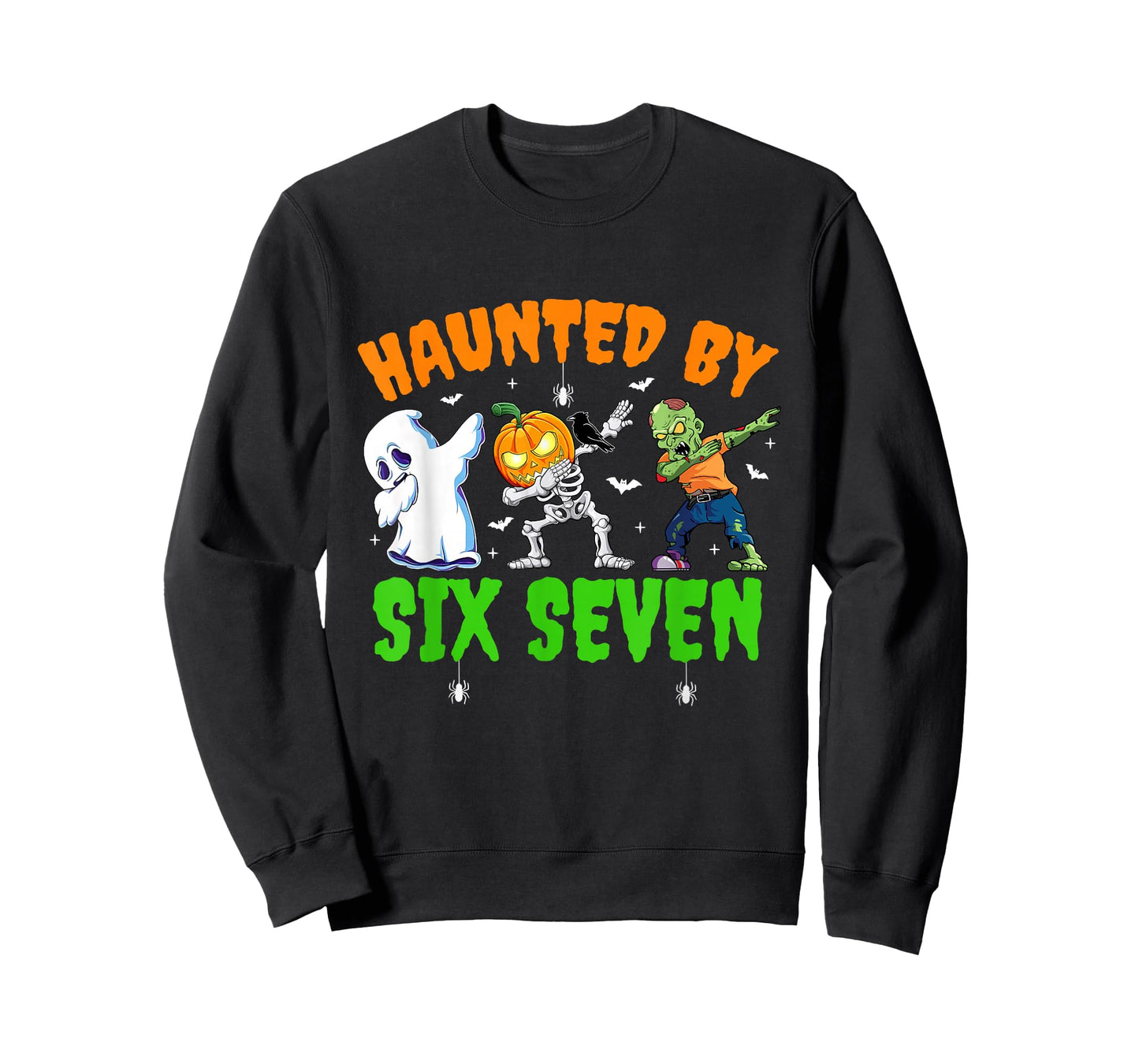Haunted by Six Seven 67 Meme Dabbing Halloween Boys Toddlers T-Shirt