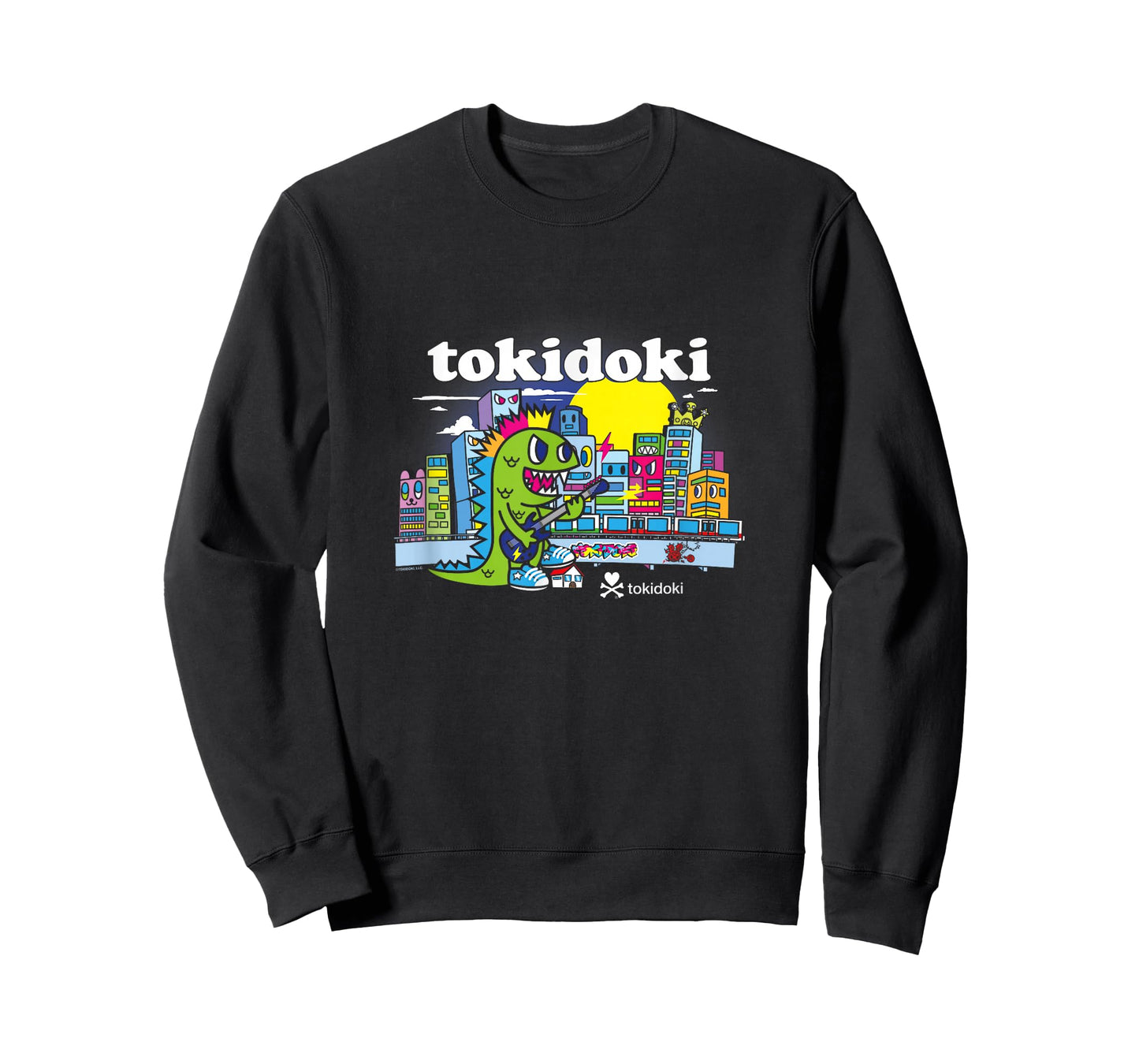 Tokidoki Punk Kaiju Rocking Around The City Retro T-Shirt