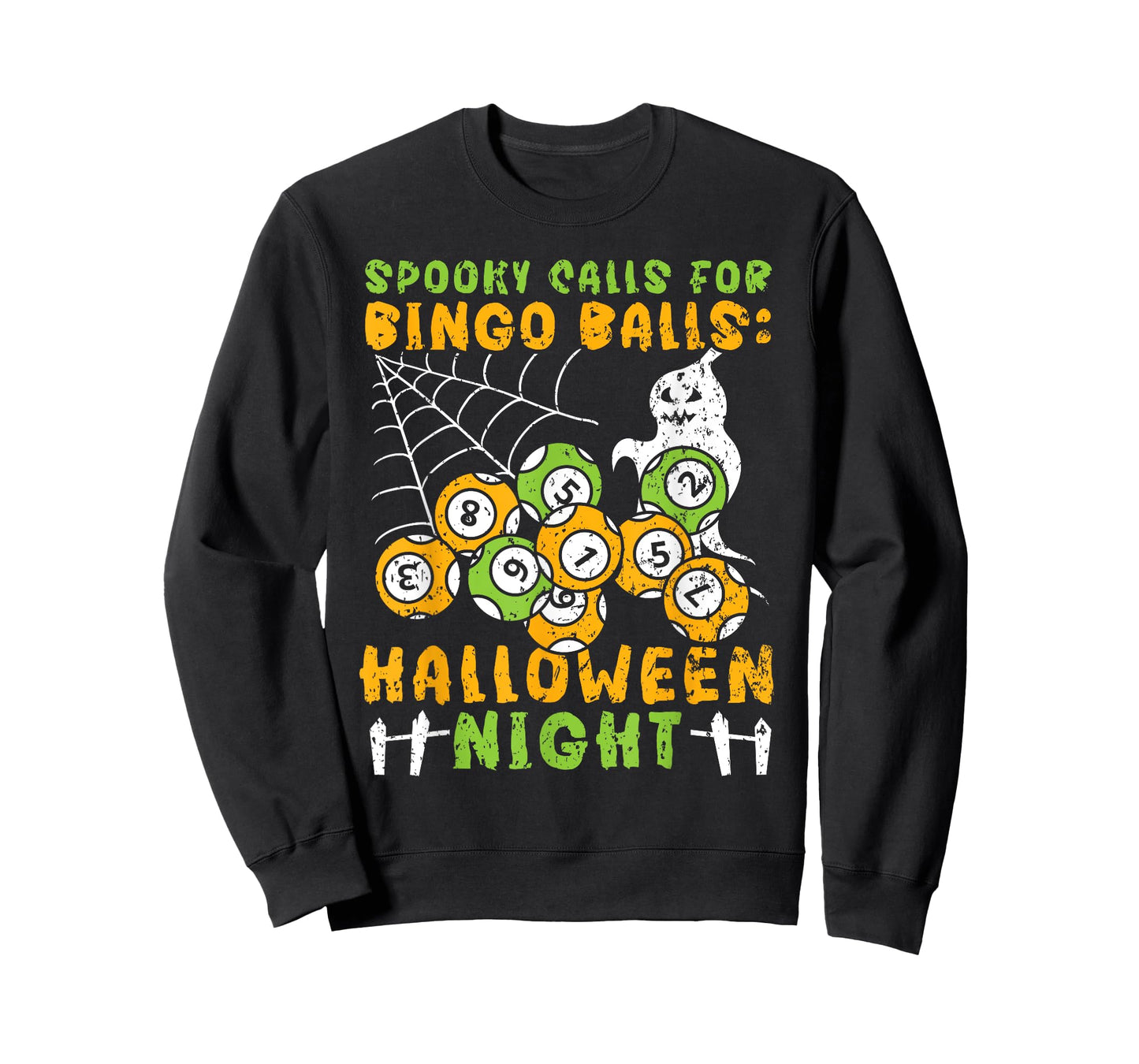 Bingo Halloween Trick Or Treat Bingo Player Bingo Caller T-Shirt